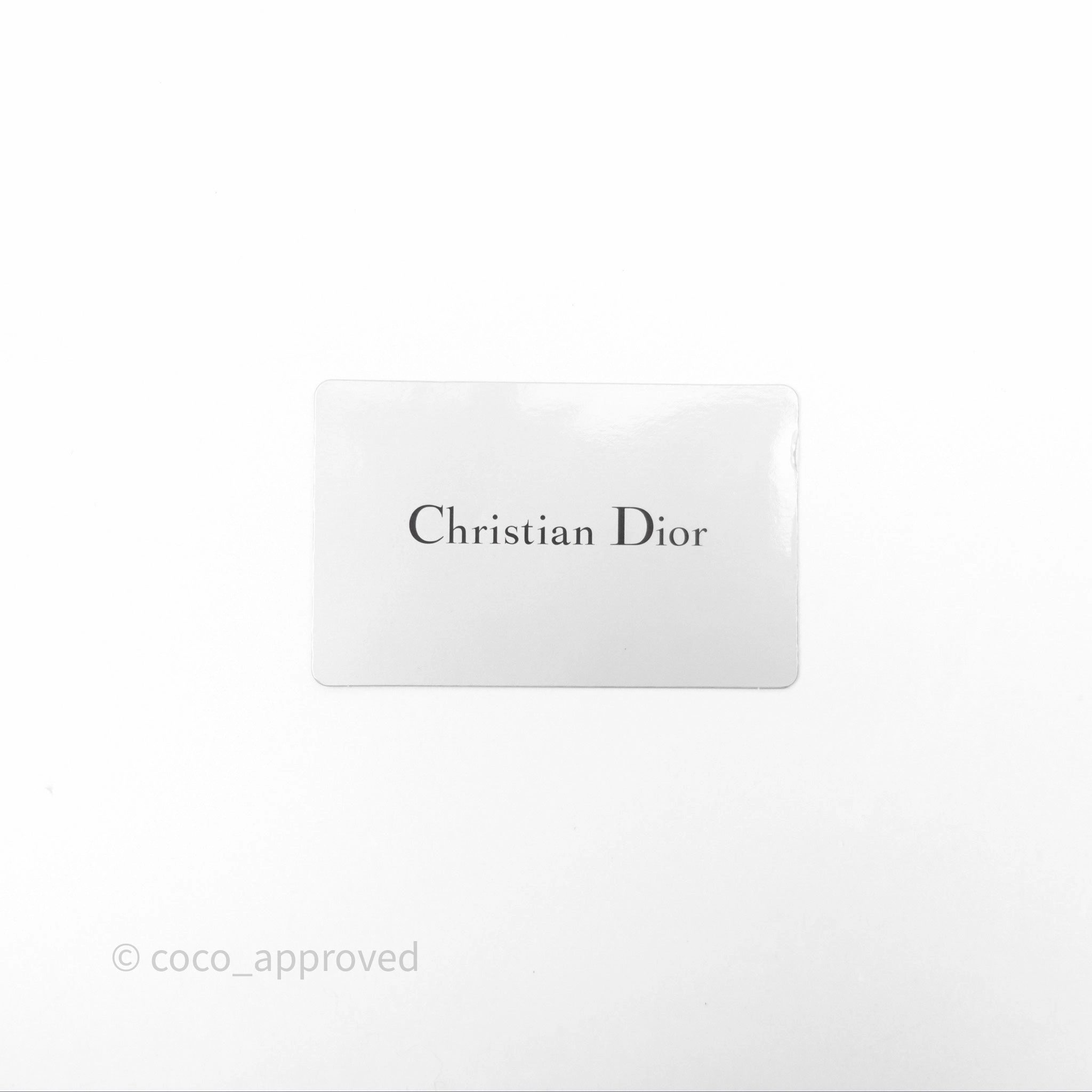 Dior Caro Pouch with Chain Latte Supple Cannage Calfskin