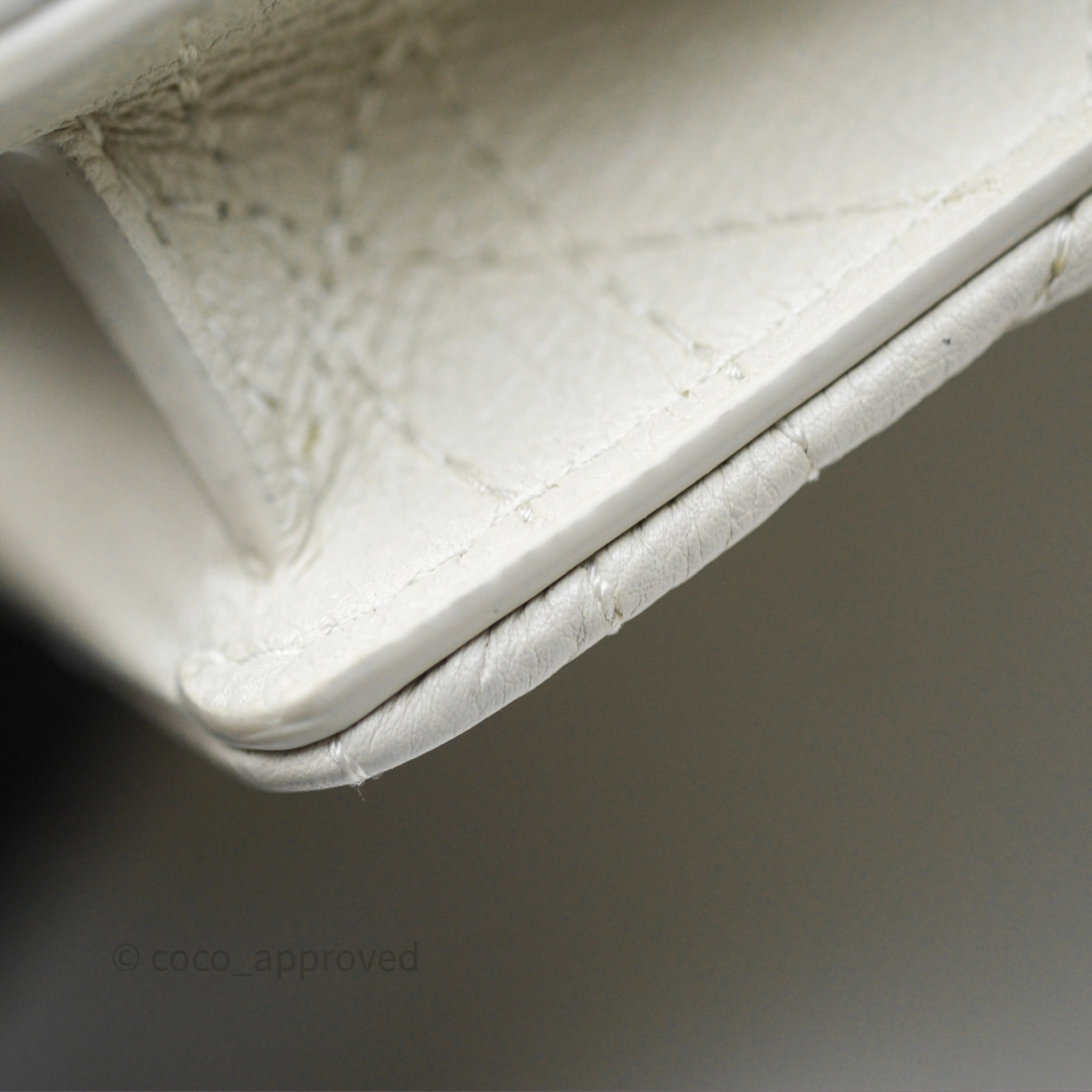 Dior Caro Pouch with Chain Latte Supple Cannage Calfskin