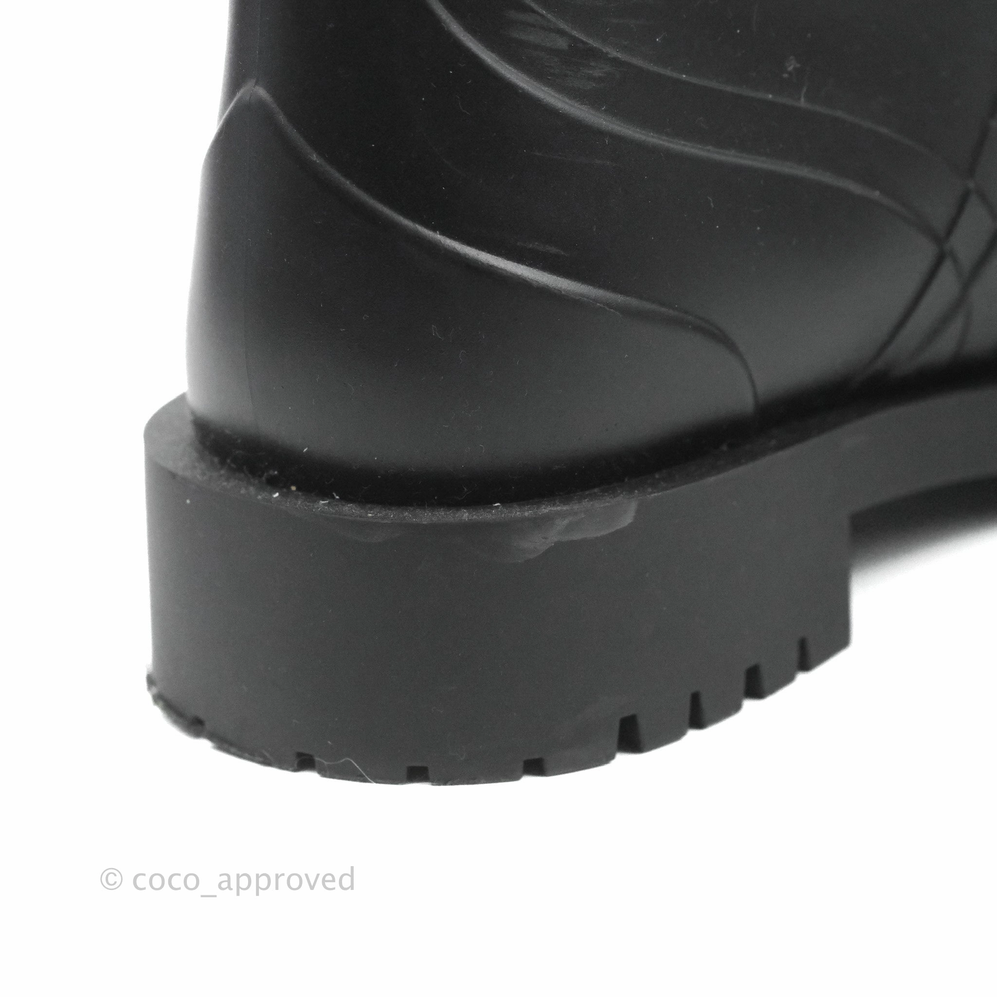 Dior Diorcamp Rubber Boots Black Size 35