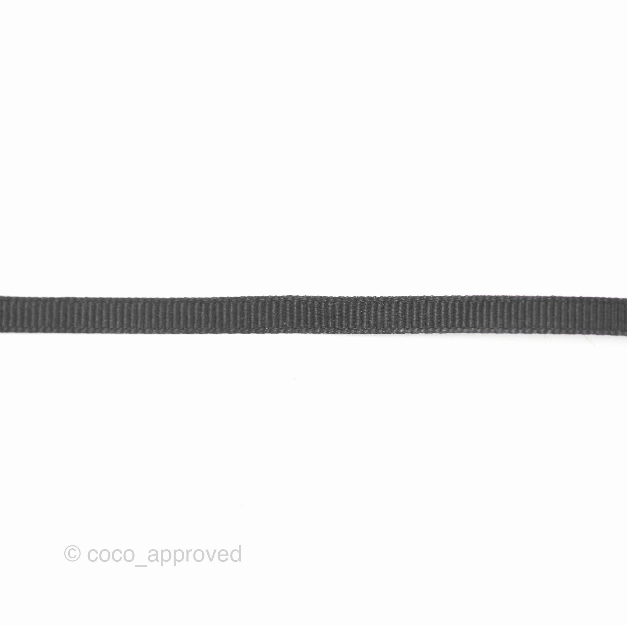 Dior J'adior Ribbon Choker Necklace Black Aged Gold Tone