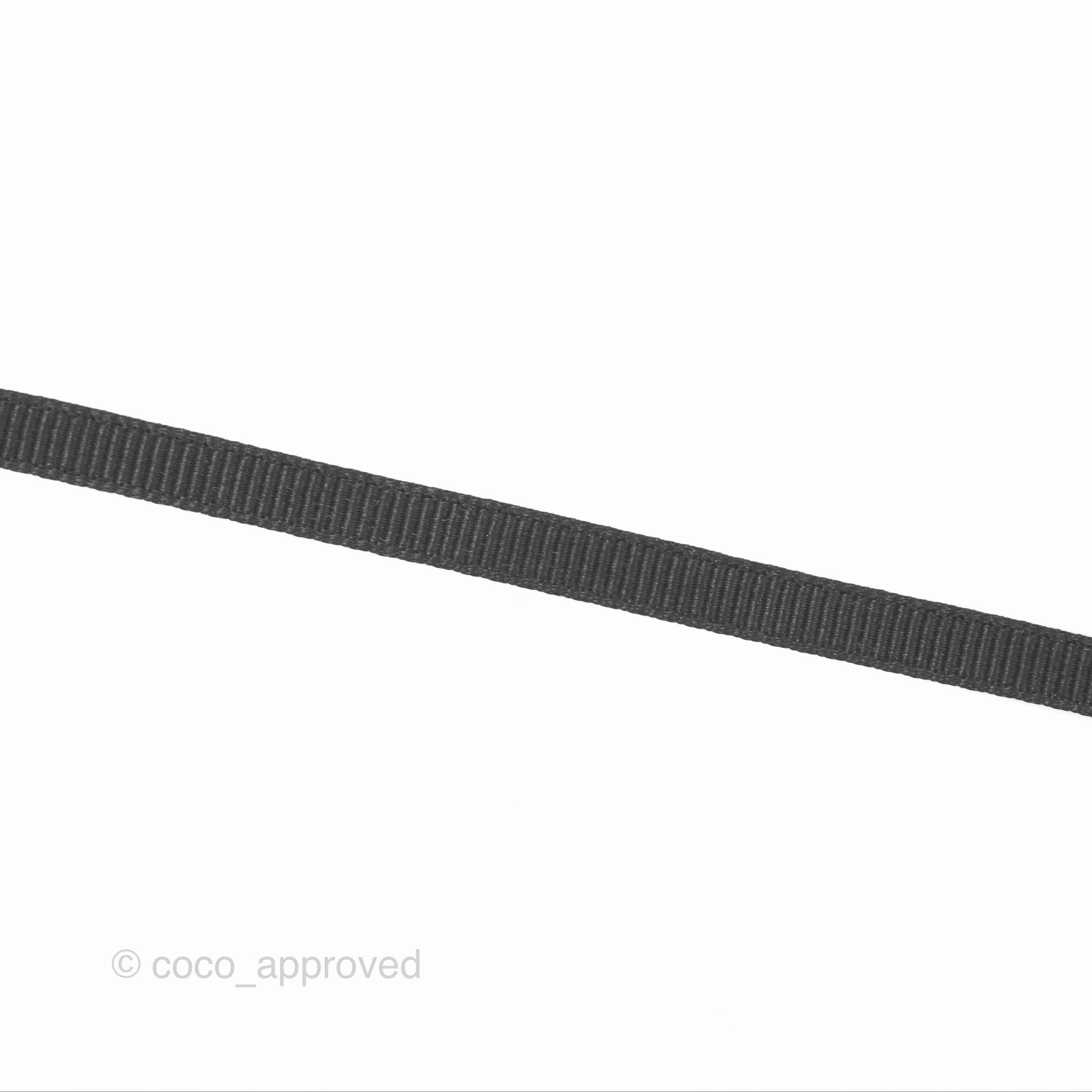 Dior J'adior Ribbon Choker Necklace Black Aged Gold Tone