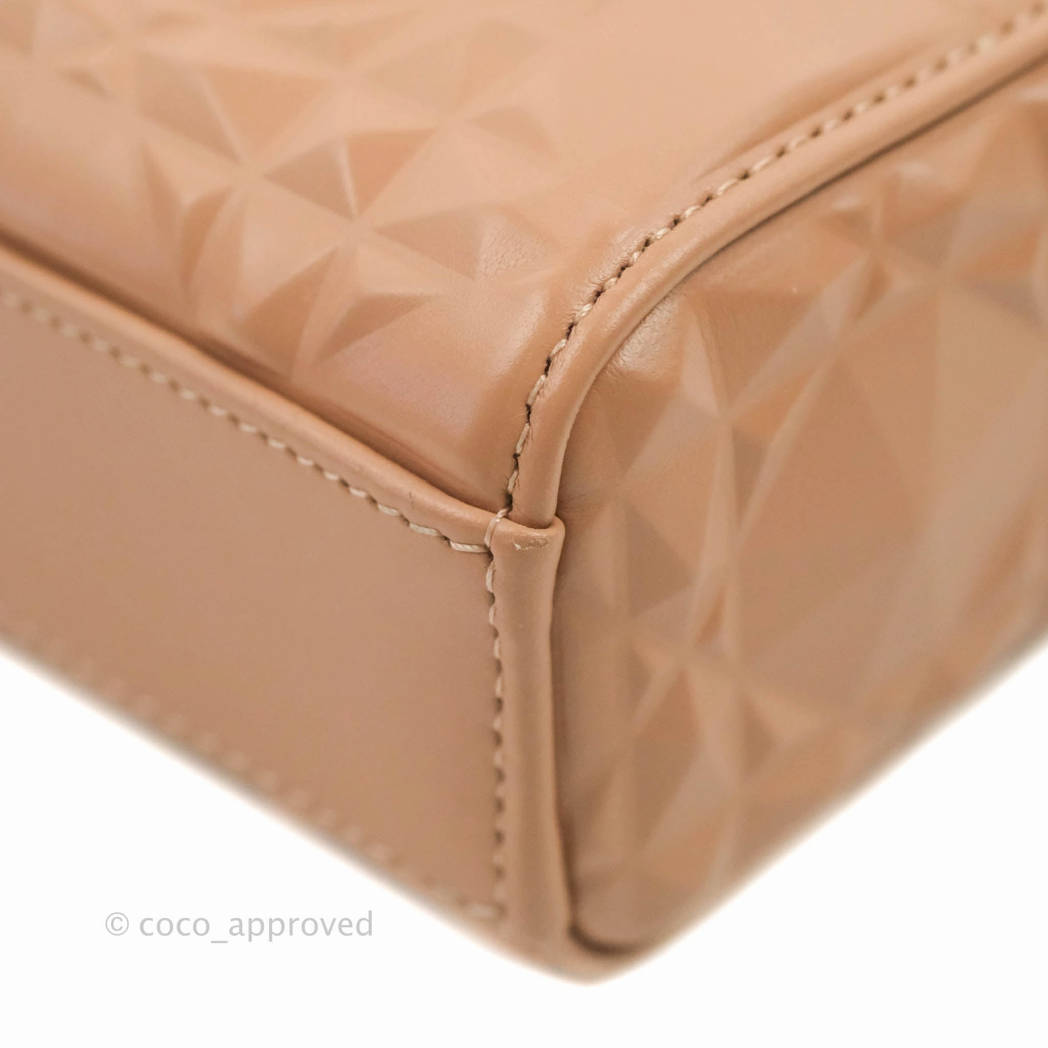 Dior Lady D-Joy Bag Rose Des Vents Cannage Calfskin with Diamond Motif