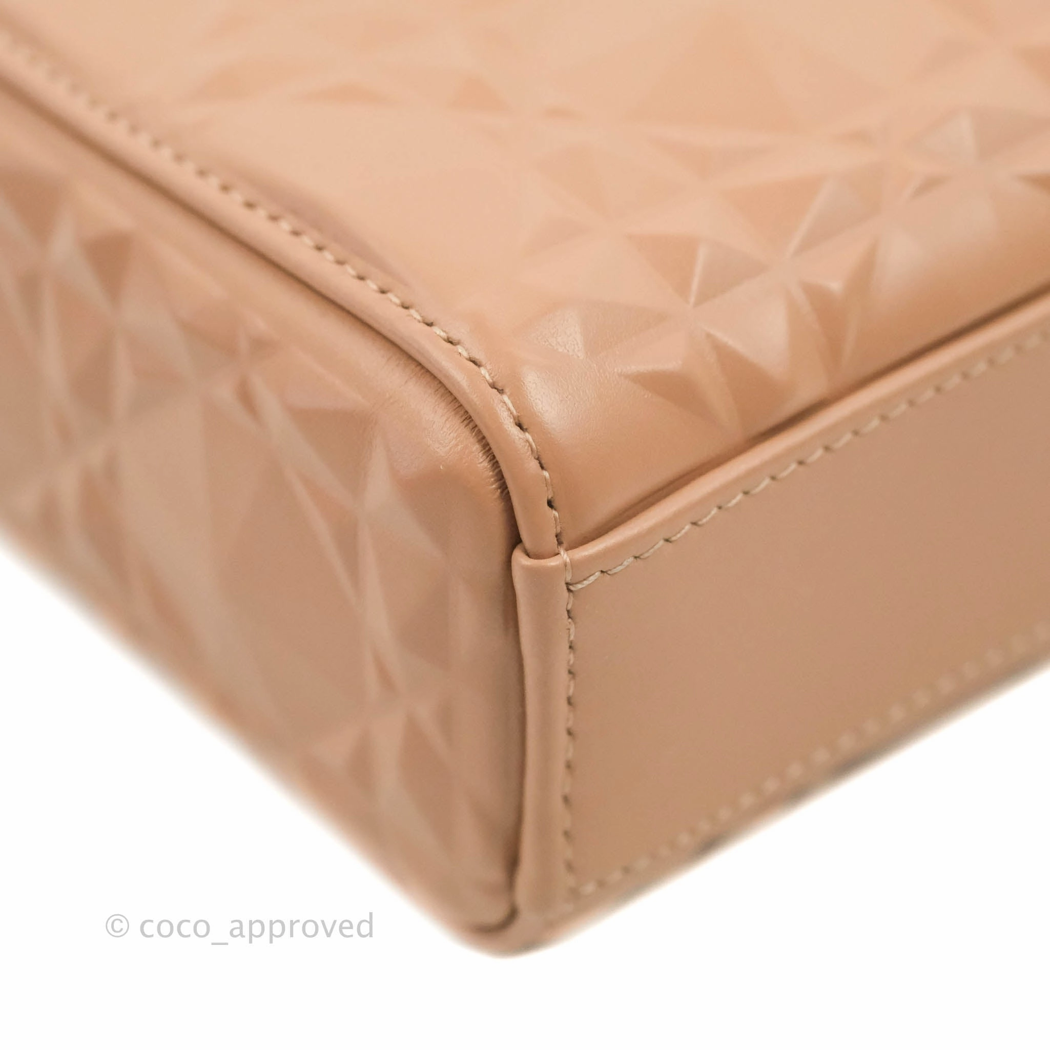 Dior Lady D-Joy Bag Rose Des Vents Cannage Calfskin with Diamond Motif