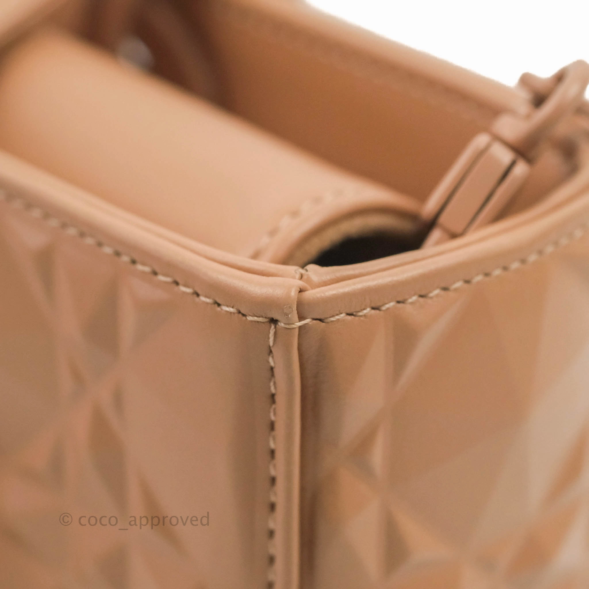 Dior Lady D-Joy Bag Rose Des Vents Cannage Calfskin with Diamond Motif