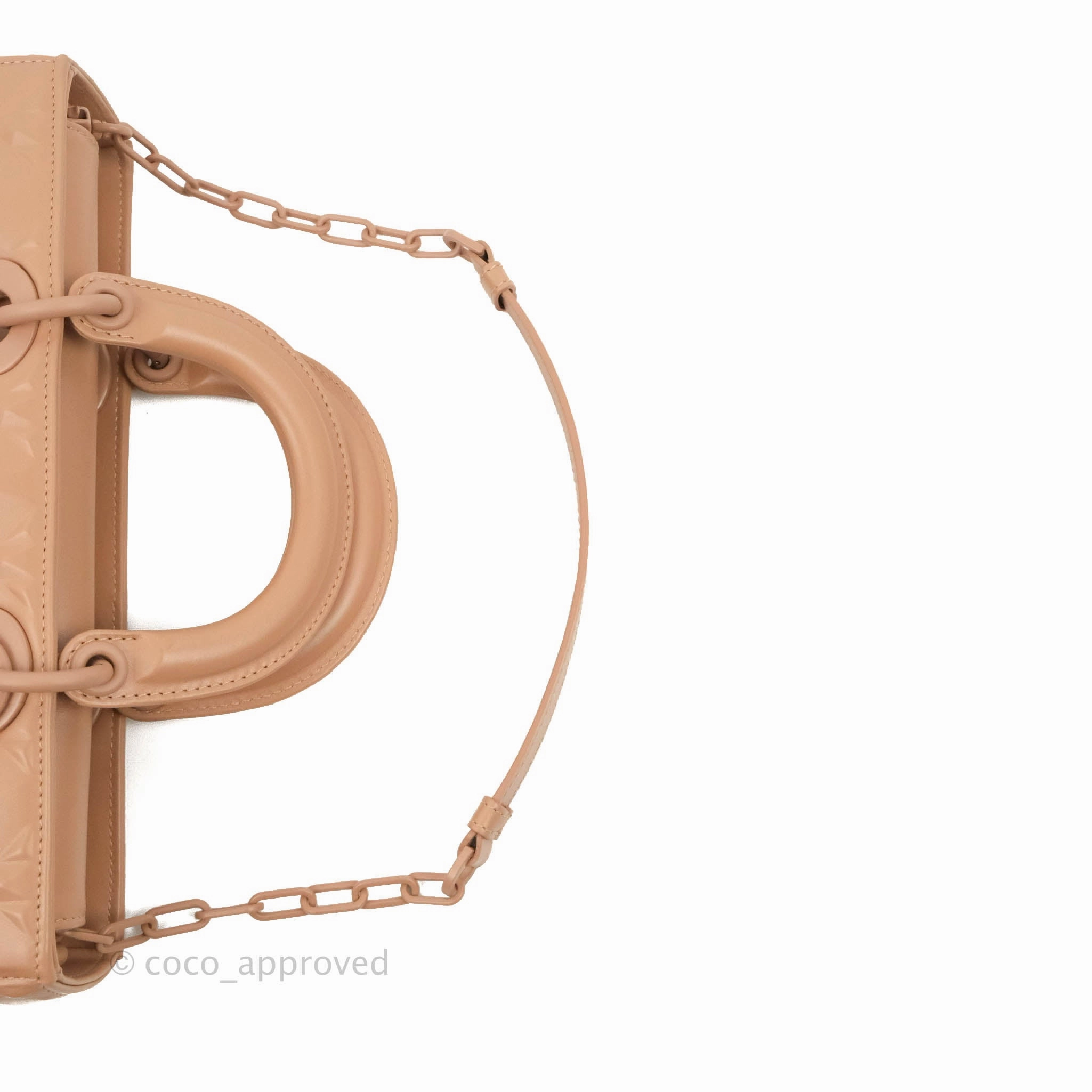 Dior Lady D-Joy Bag Rose Des Vents Cannage Calfskin with Diamond Motif