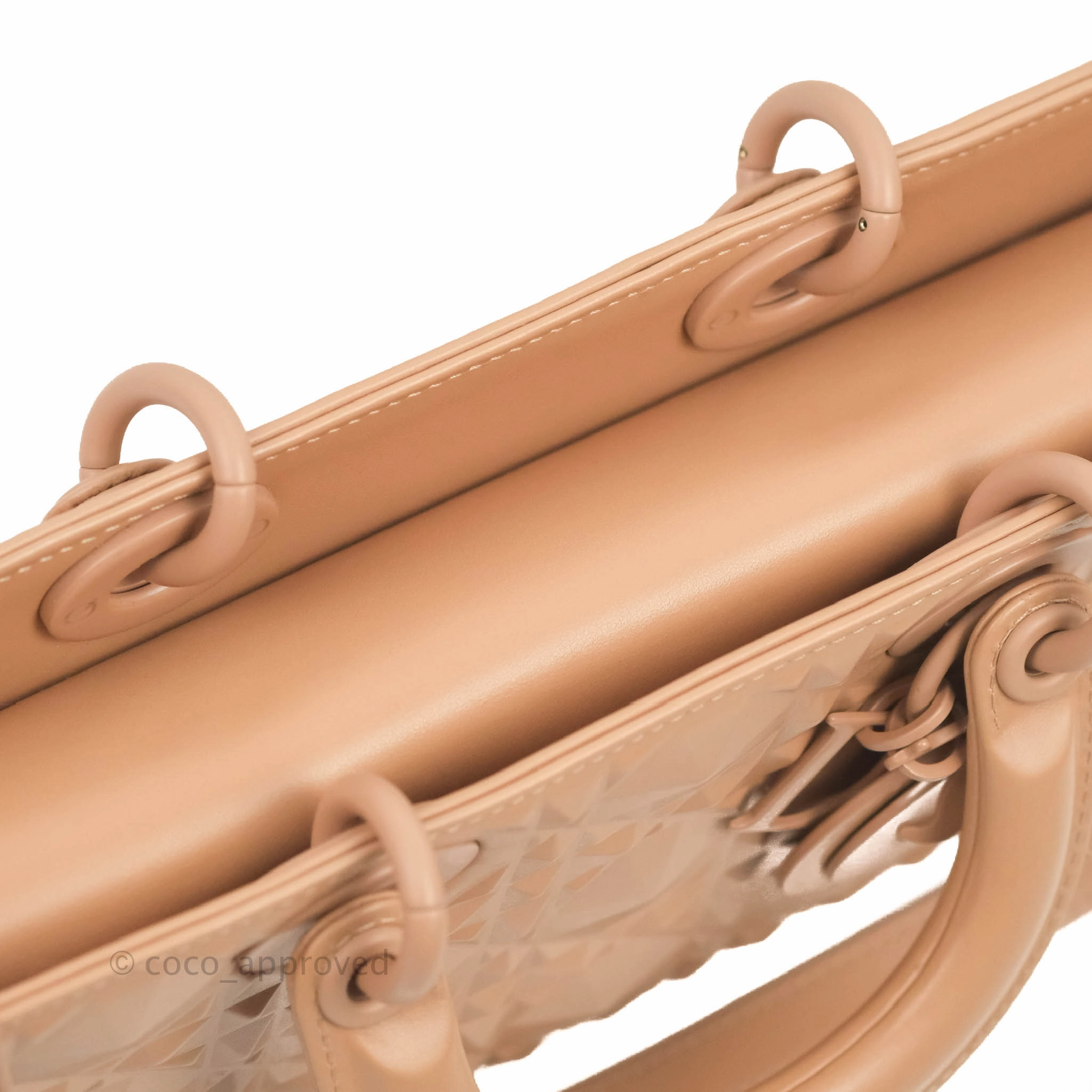 Dior Lady D-Joy Bag Rose Des Vents Cannage Calfskin with Diamond Motif