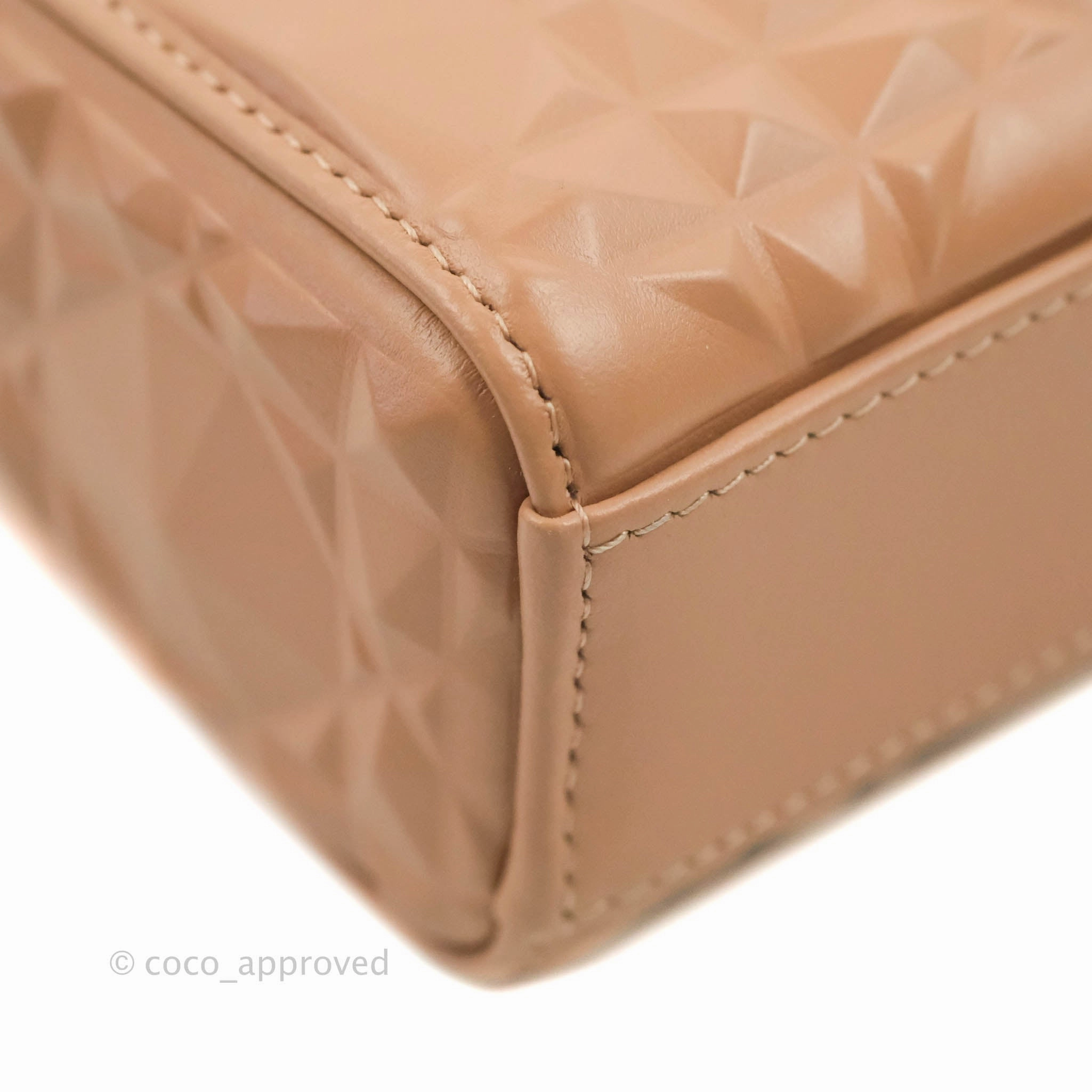Dior Lady D-Joy Bag Rose Des Vents Cannage Calfskin with Diamond Motif