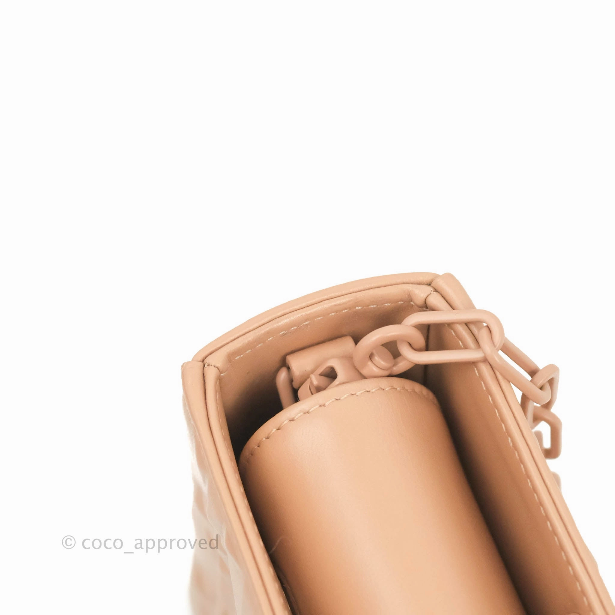 Dior Lady D-Joy Bag Rose Des Vents Cannage Calfskin with Diamond Motif