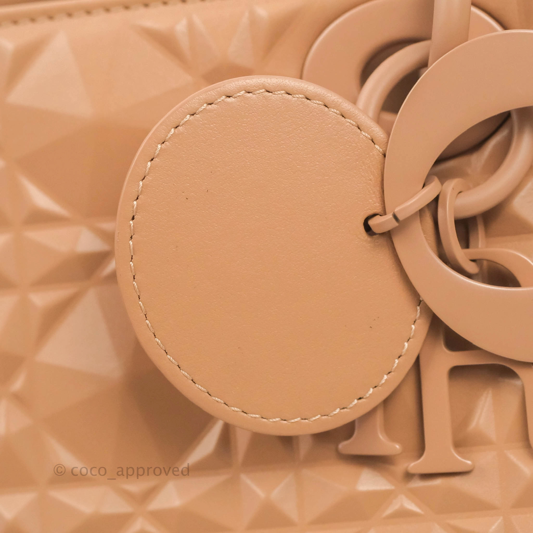 Dior Lady D-Joy Bag Rose Des Vents Cannage Calfskin with Diamond Motif