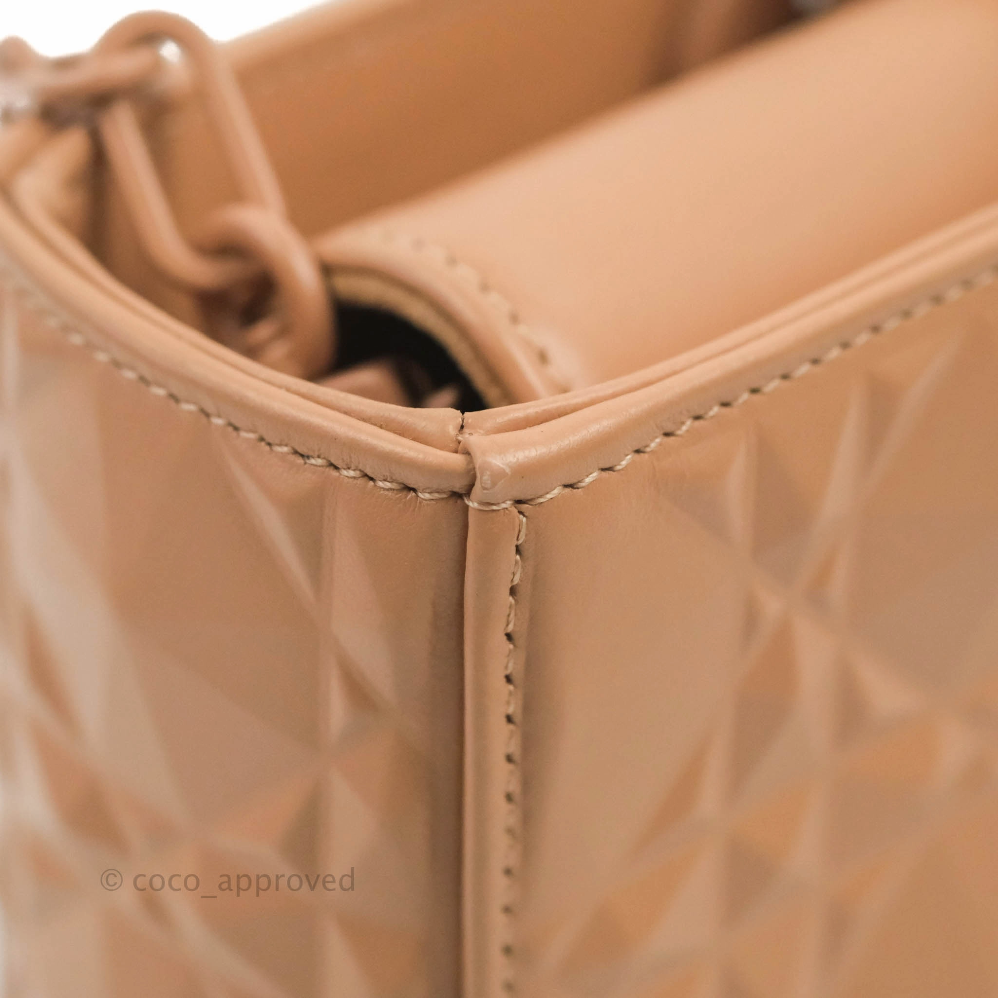 Dior Lady D-Joy Bag Rose Des Vents Cannage Calfskin with Diamond Motif