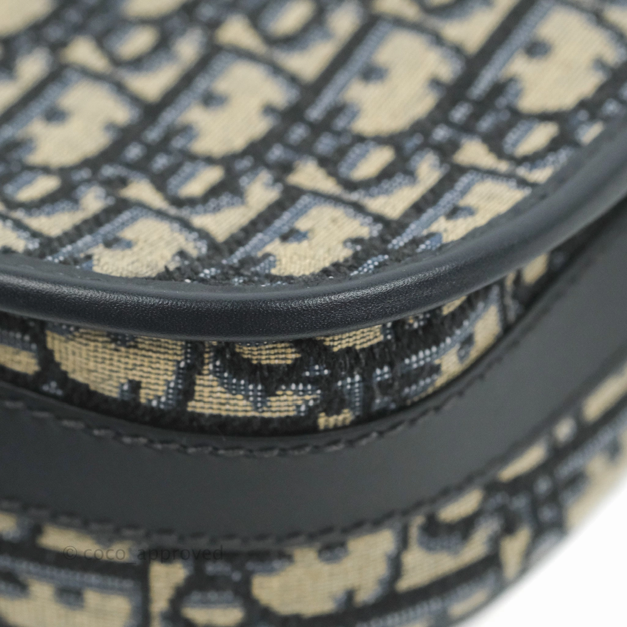 Dior Medium Bobby Bag Blue Oblique Jacquard Canvas