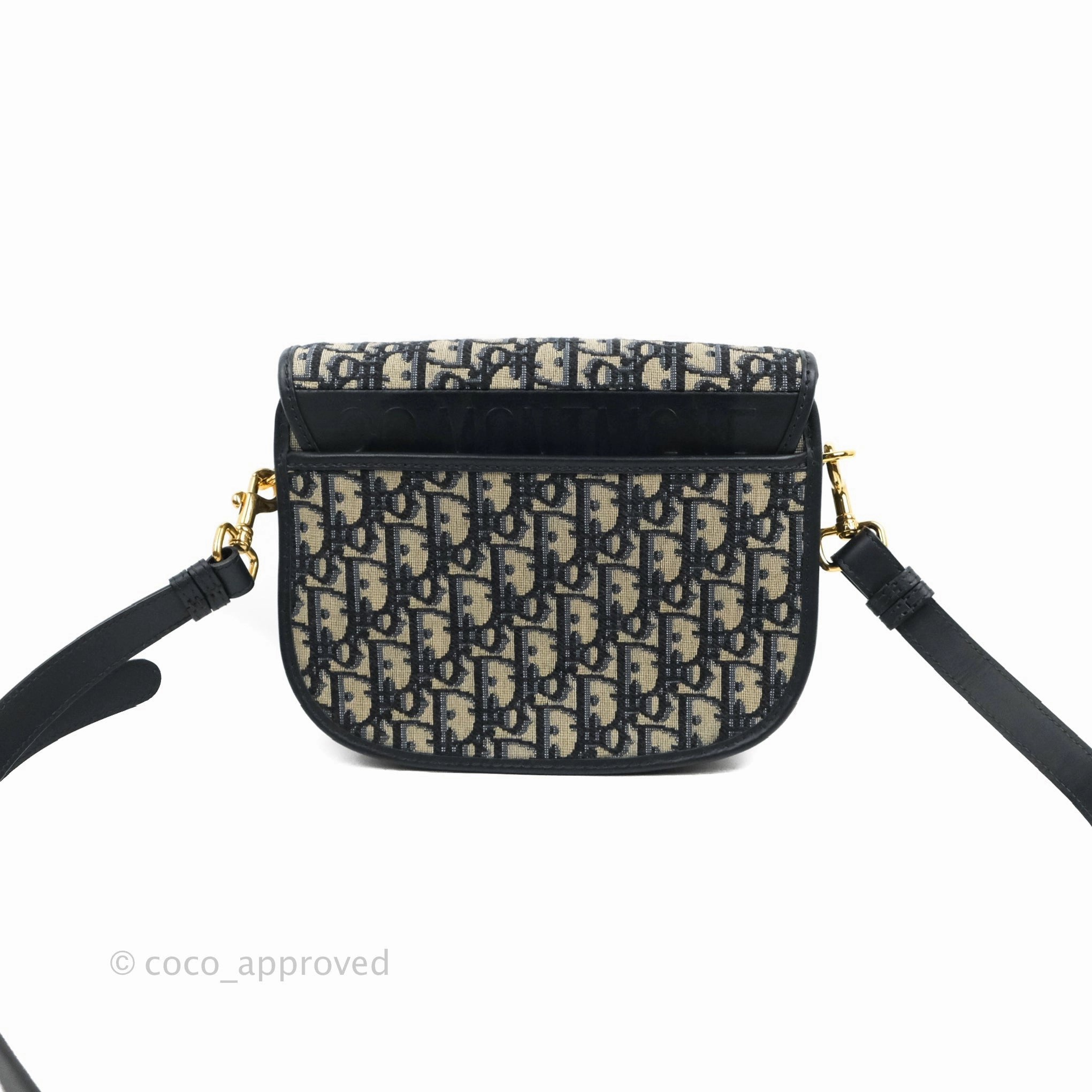 Dior Medium Bobby Bag Blue Oblique Jacquard Canvas