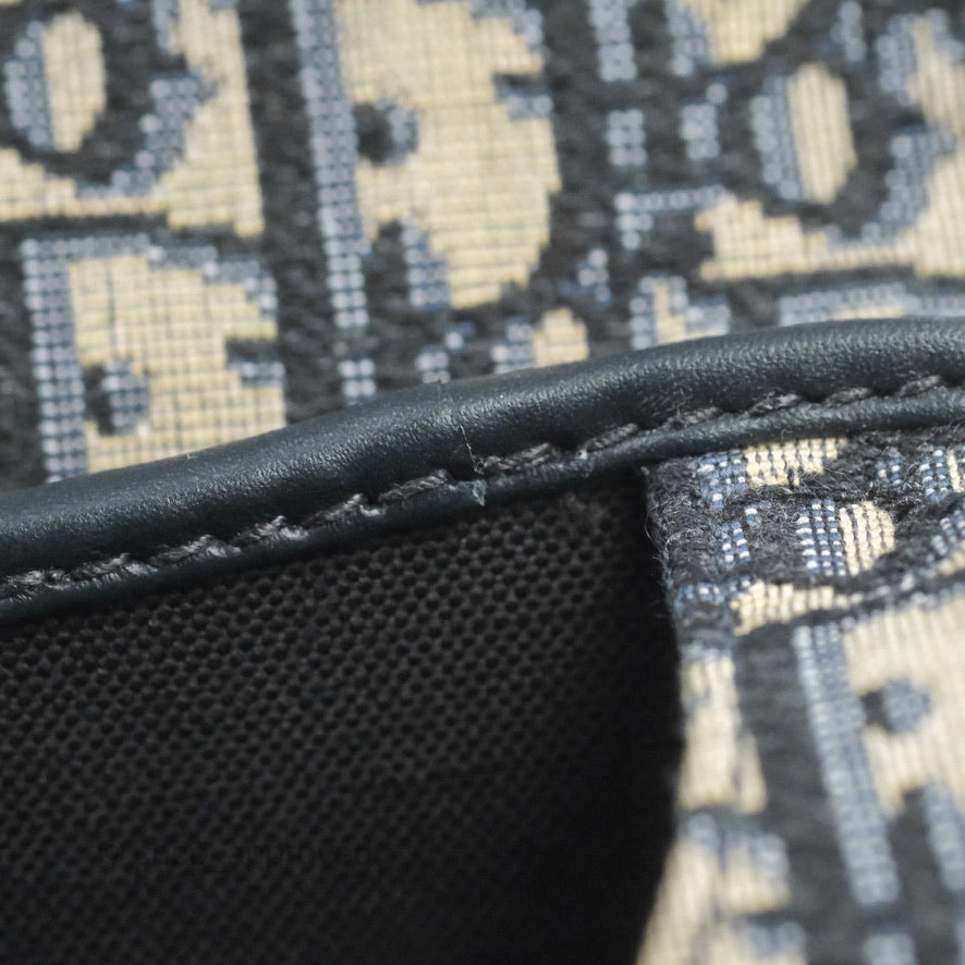 Dior Medium Bobby Bag Blue Oblique Jacquard Canvas