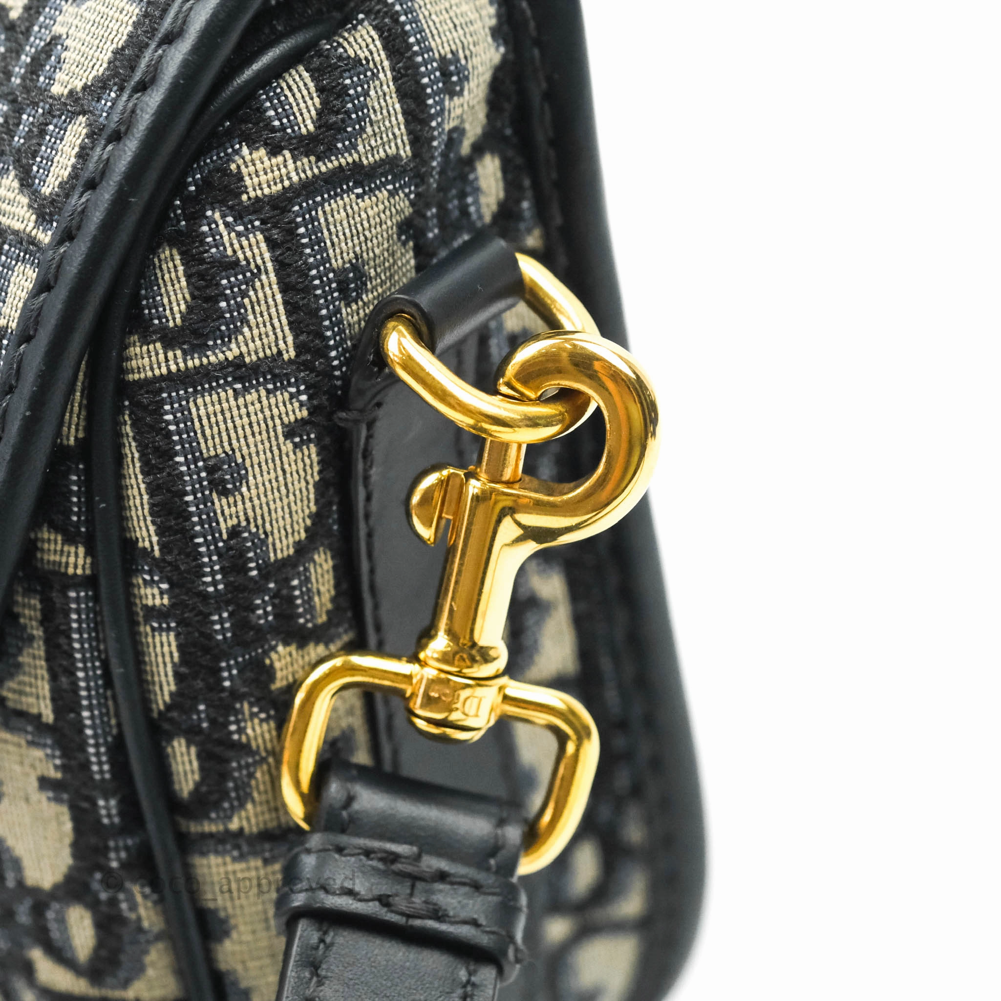 Dior Medium Bobby Bag Blue Oblique Jacquard Canvas