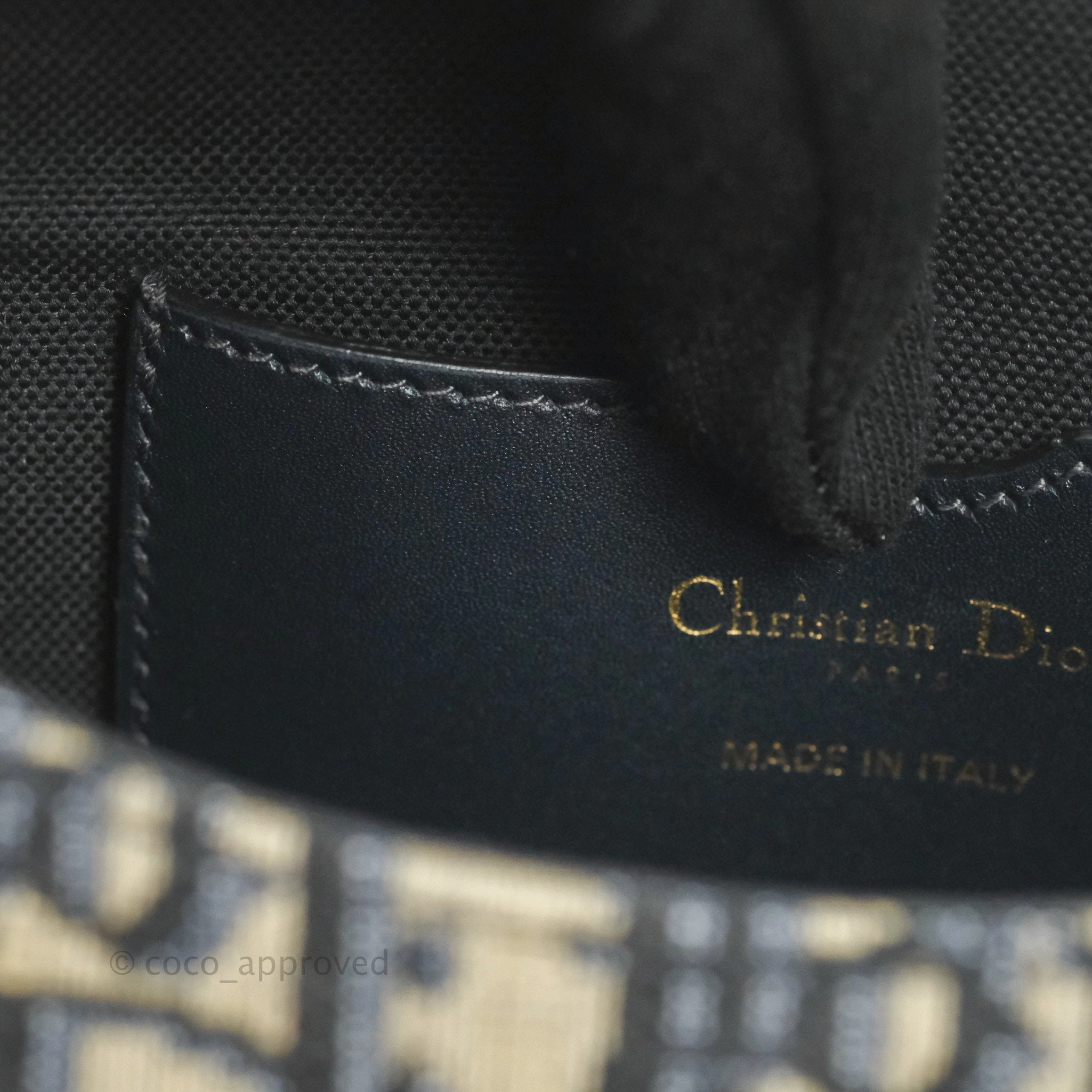Dior Medium Bobby Bag Blue Oblique Jacquard Canvas