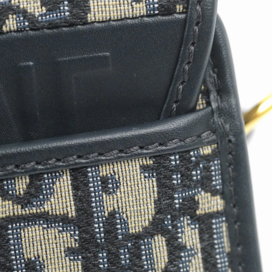 Dior Medium Bobby Bag Blue Oblique Jacquard Canvas