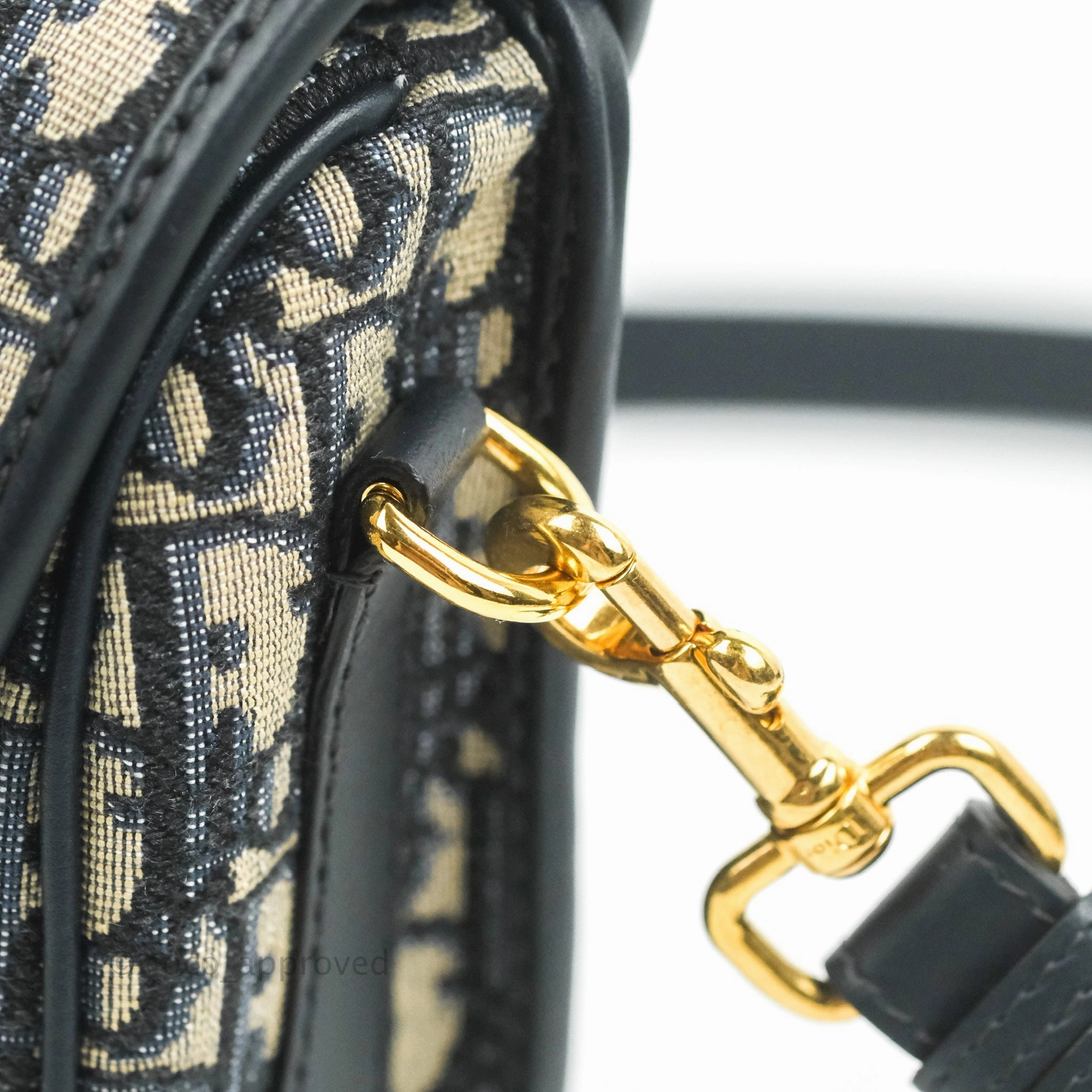Dior Medium Bobby Bag Blue Oblique Jacquard Canvas