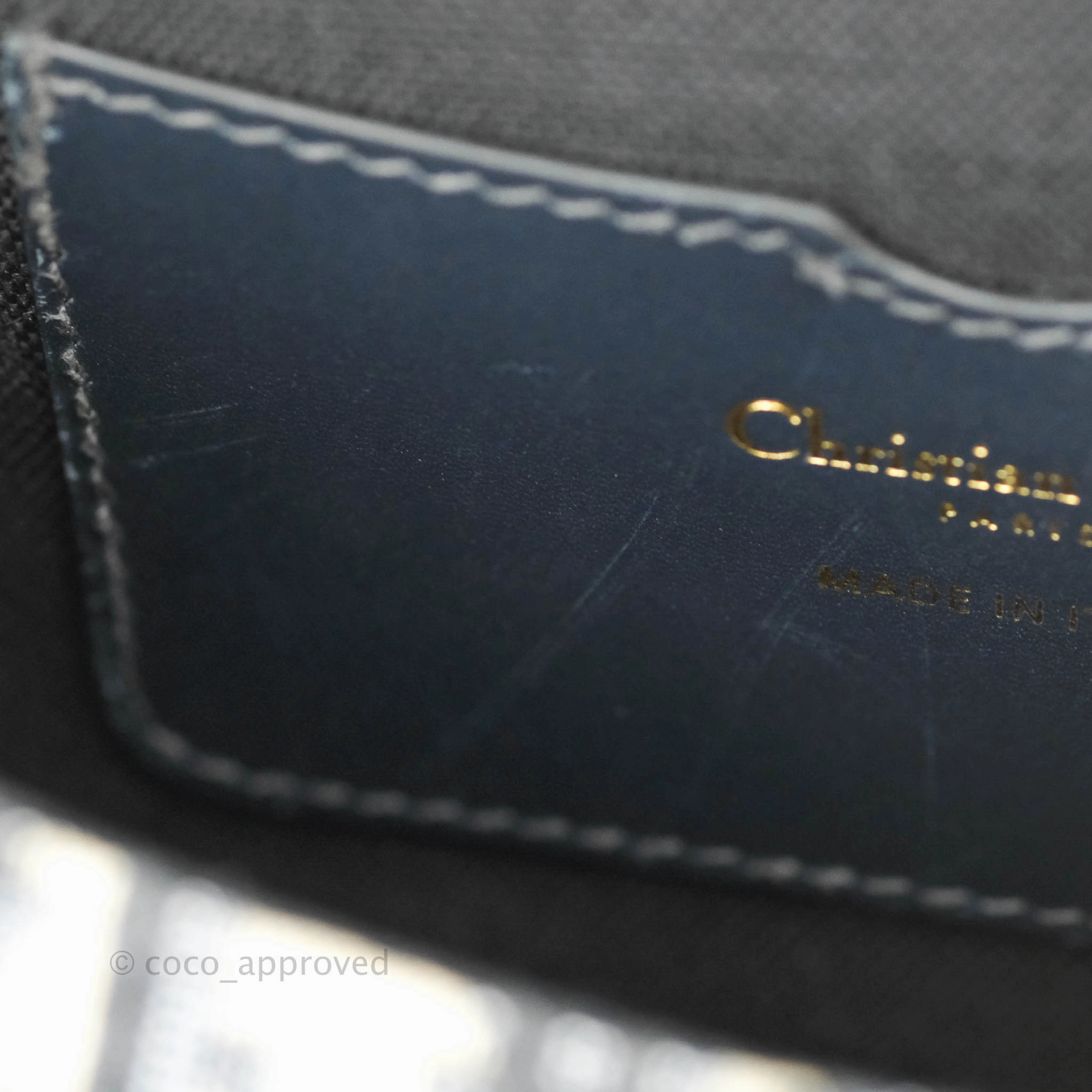 Dior Medium Bobby Bag Blue Oblique Jacquard Canvas