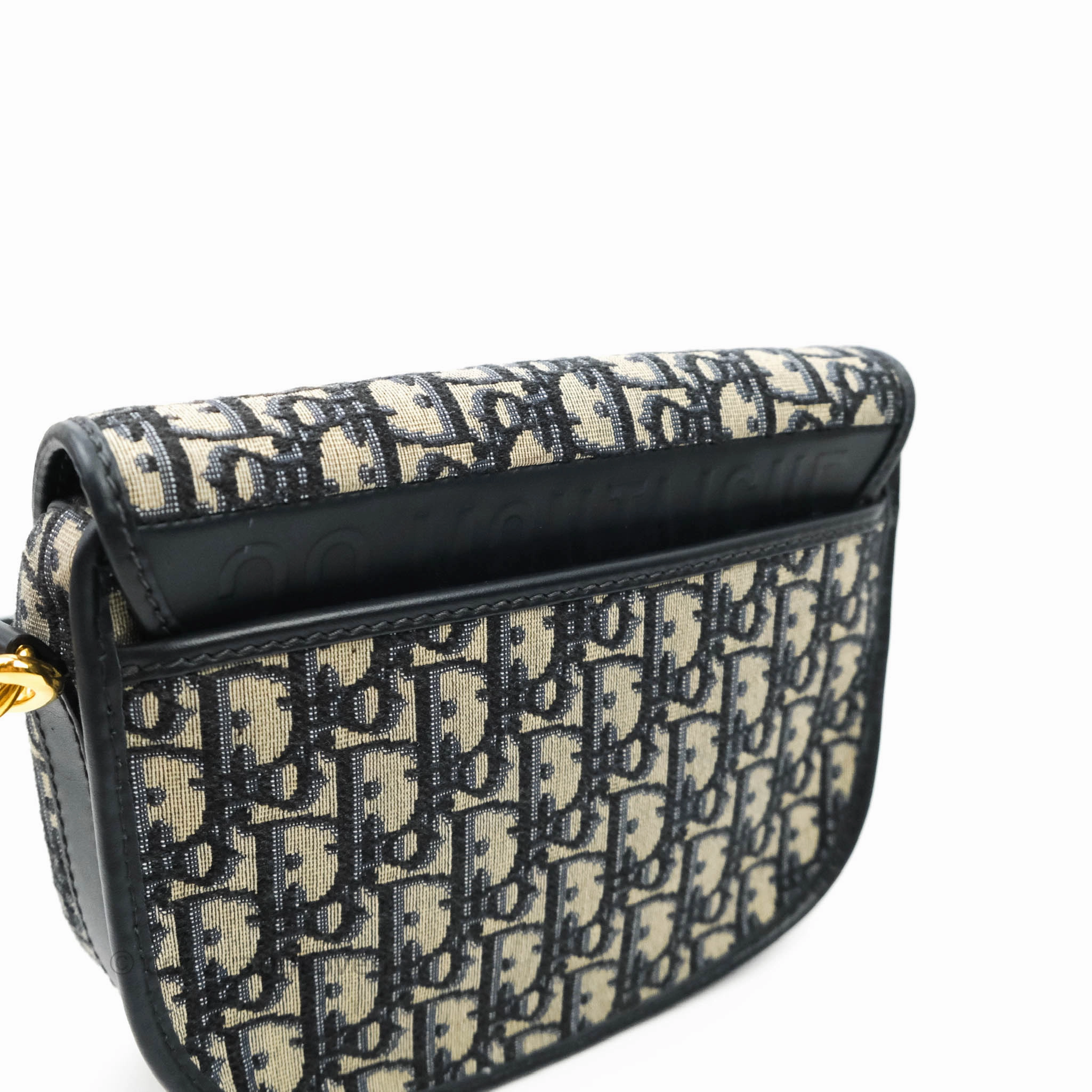 Dior Medium Bobby Bag Blue Oblique Jacquard Canvas