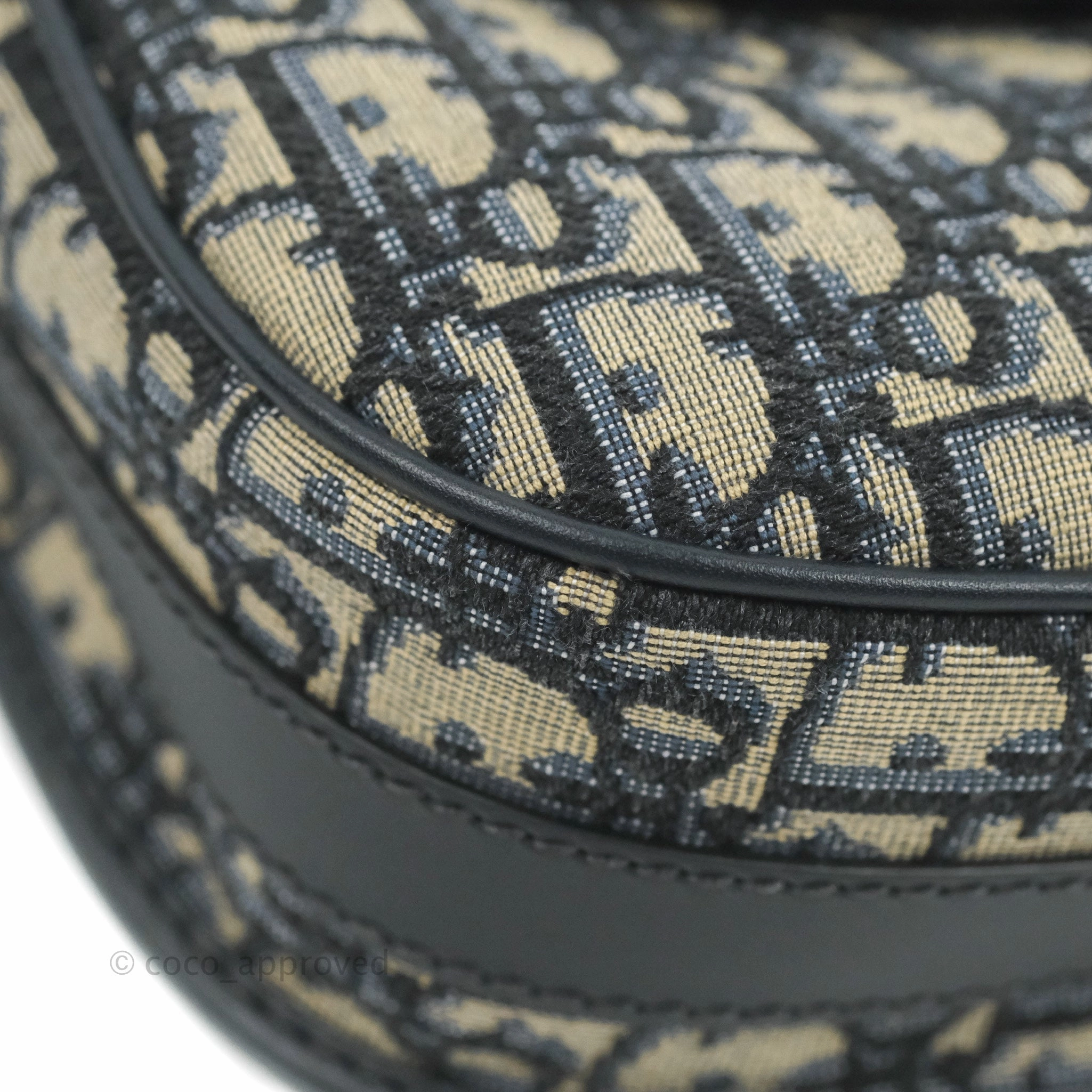Dior Medium Bobby Bag Blue Oblique Jacquard Canvas