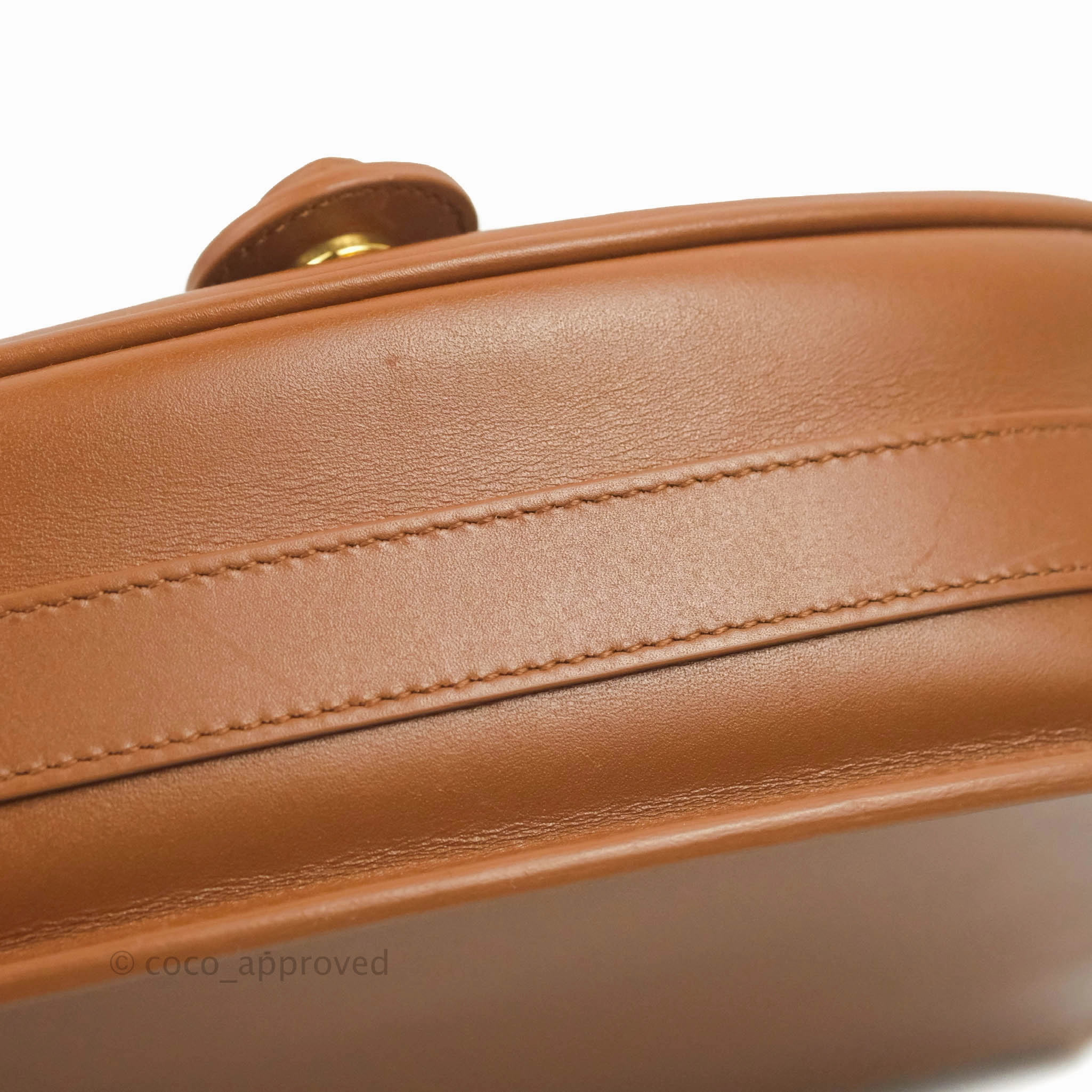 Dior Medium Bobby Bag Brown Calfskin Gold Hardware