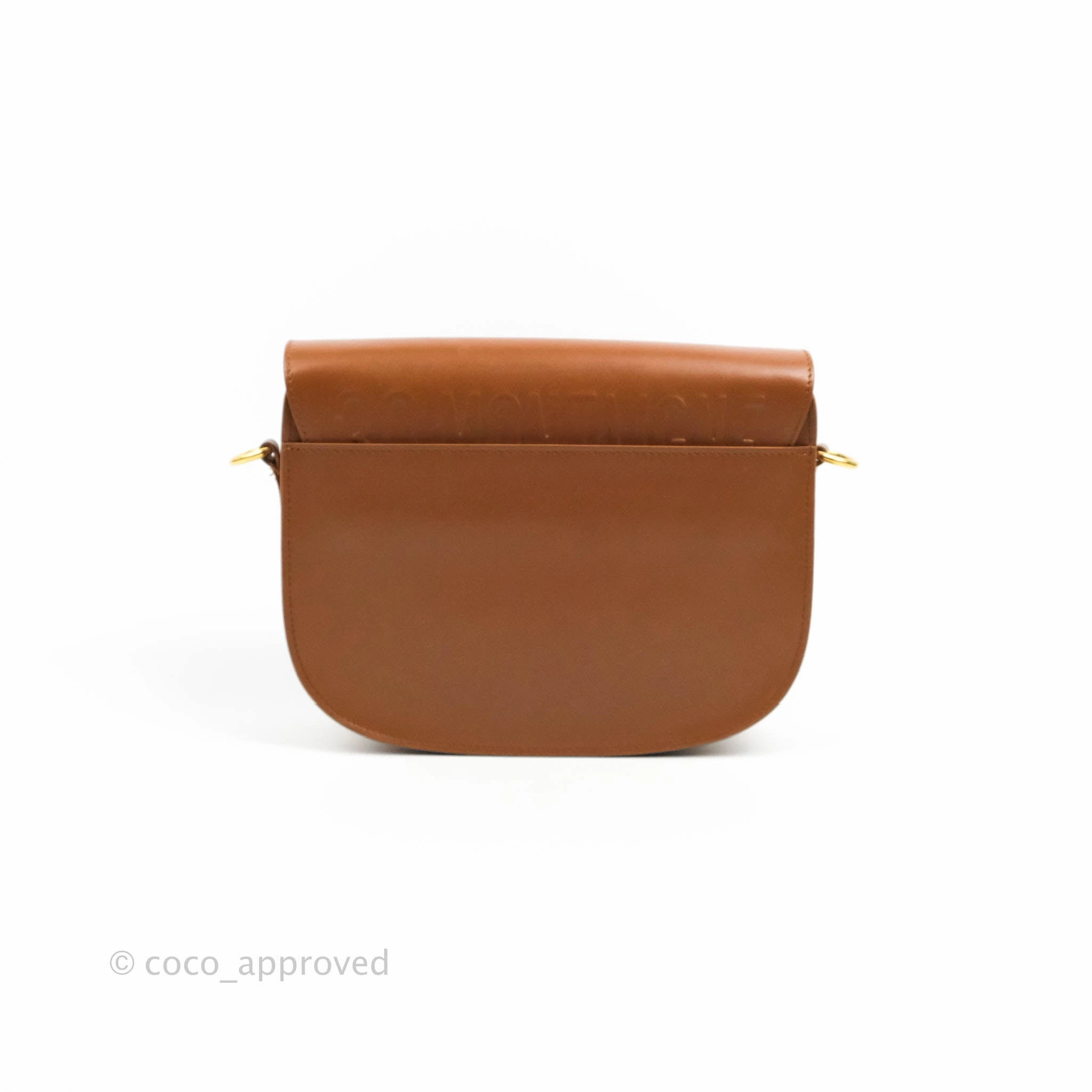 Dior Medium Bobby Bag Brown Calfskin Gold Hardware