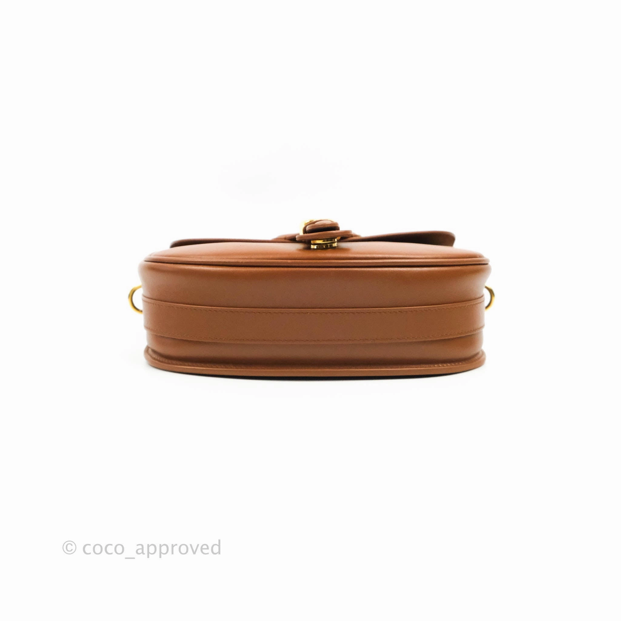Dior Medium Bobby Bag Brown Calfskin Gold Hardware
