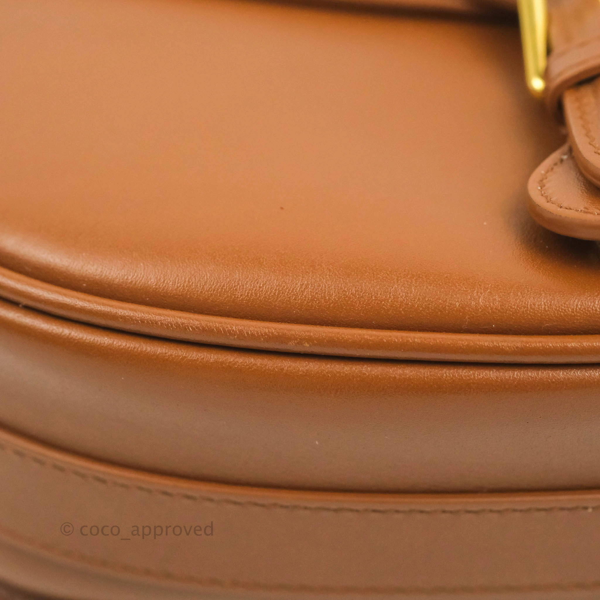 Dior Medium Bobby Bag Brown Calfskin Gold Hardware