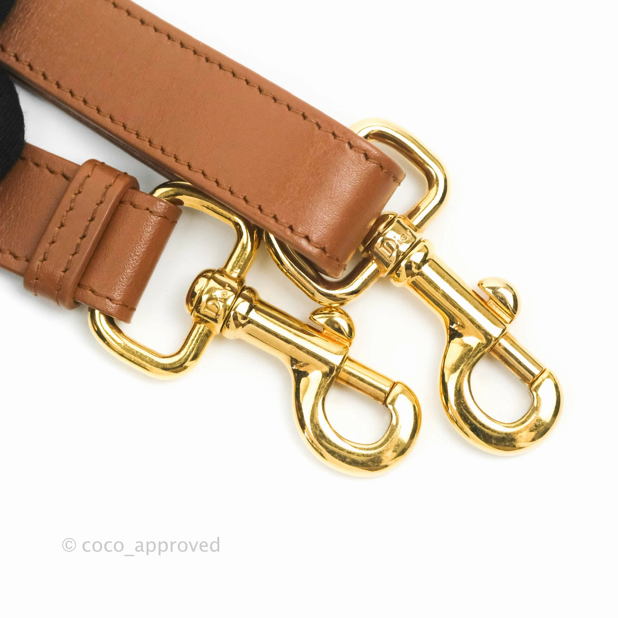 Dior Medium Bobby Bag Brown Calfskin Gold Hardware
