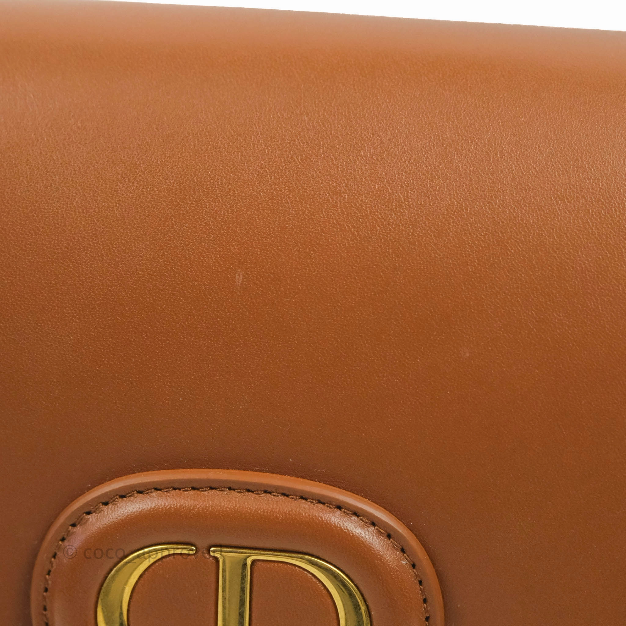 Dior Medium Bobby Bag Brown Calfskin Gold Hardware