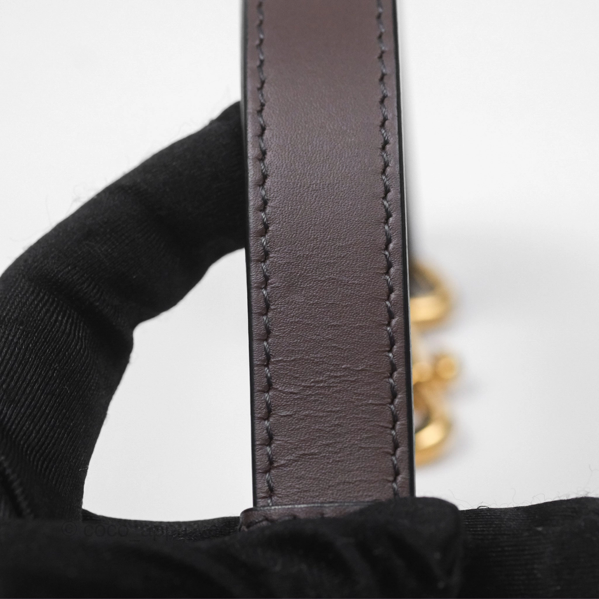 Dior Medium Bobby Bag Brown Oblique Jacquard Canvas Gold Hardware