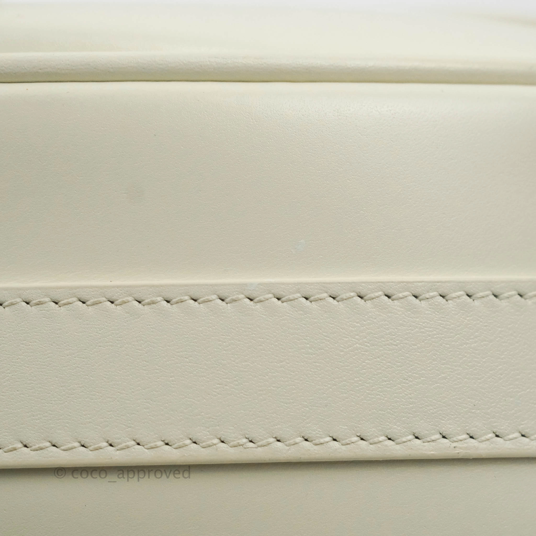 Dior Medium Bobby Bag Off White Calfskin Gold Hardware
