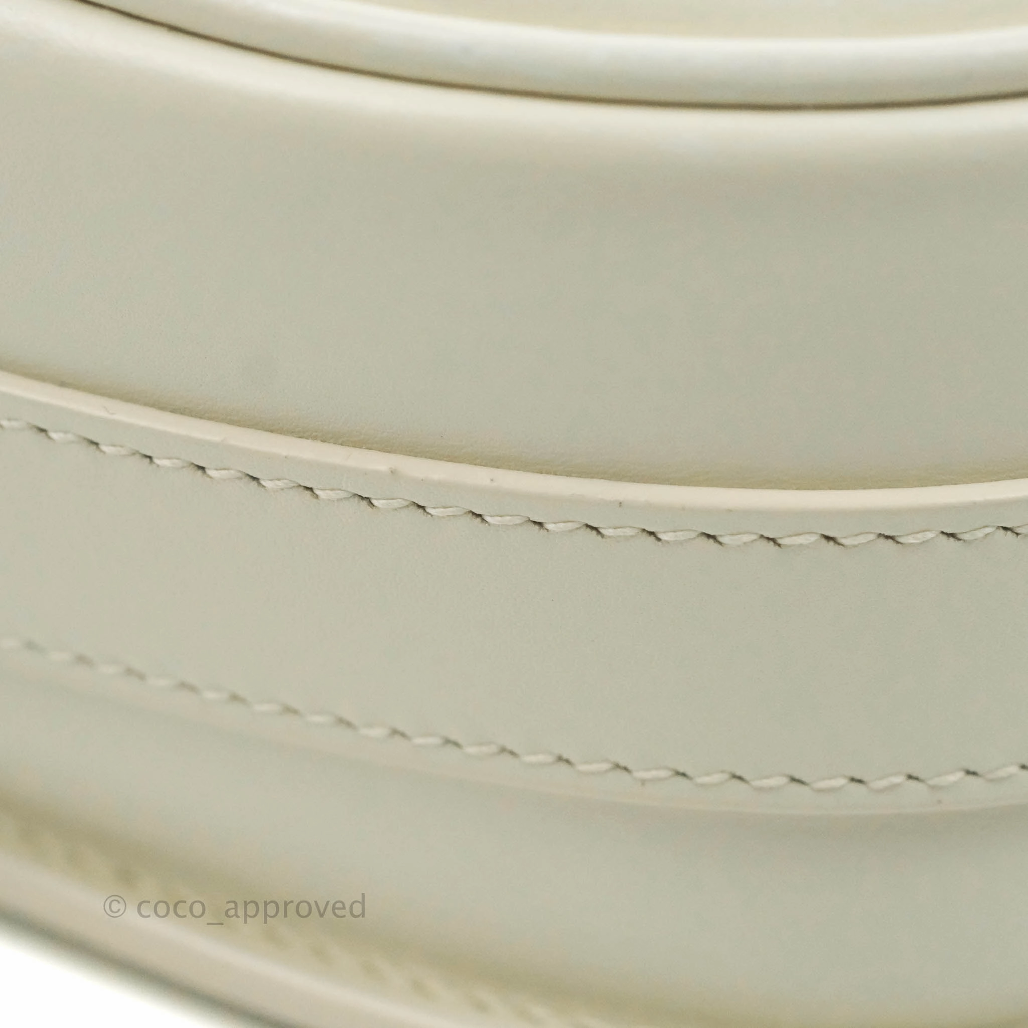 Dior Medium Bobby Bag Off White Calfskin Gold Hardware