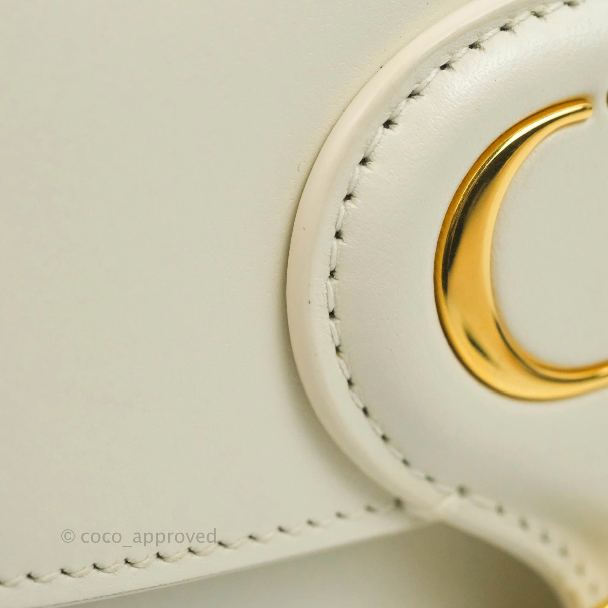 Dior Medium Bobby Bag Off White Calfskin Gold Hardware