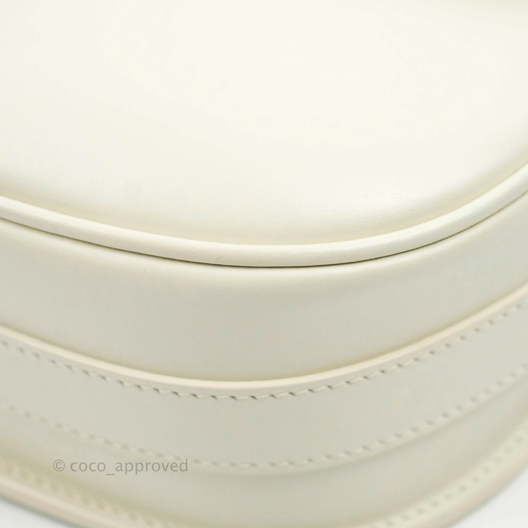 Dior Medium Bobby Bag Off White Calfskin Gold Hardware
