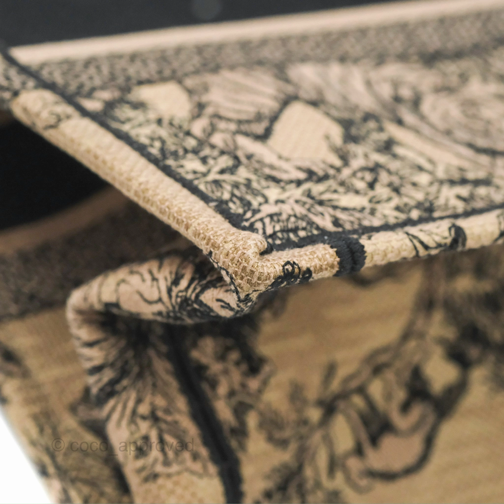 Dior Medium Book Tote Beige Multicolor Toile de Jouy Voyage Embroidery