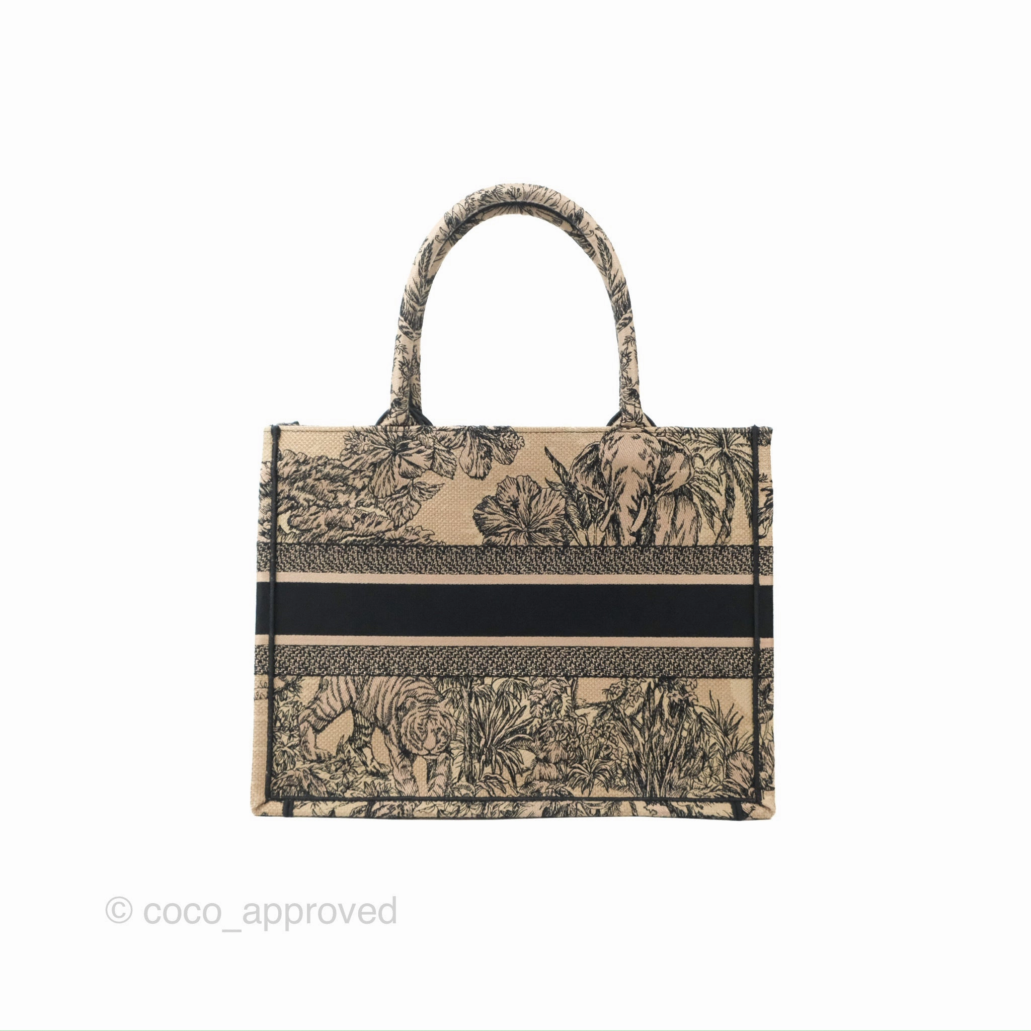 Dior Medium Book Tote Beige Multicolor Toile de Jouy Voyage Embroidery