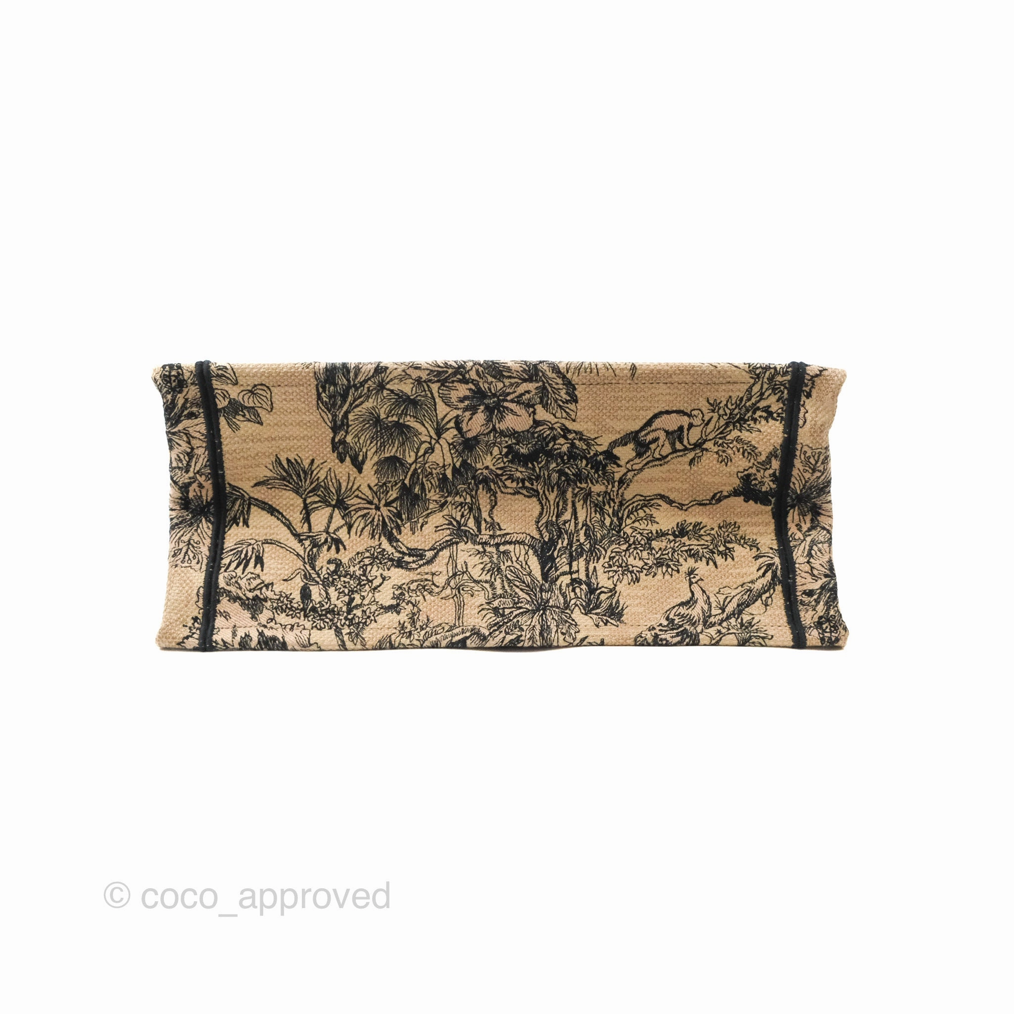 Dior Medium Book Tote Beige Multicolor Toile de Jouy Voyage Embroidery