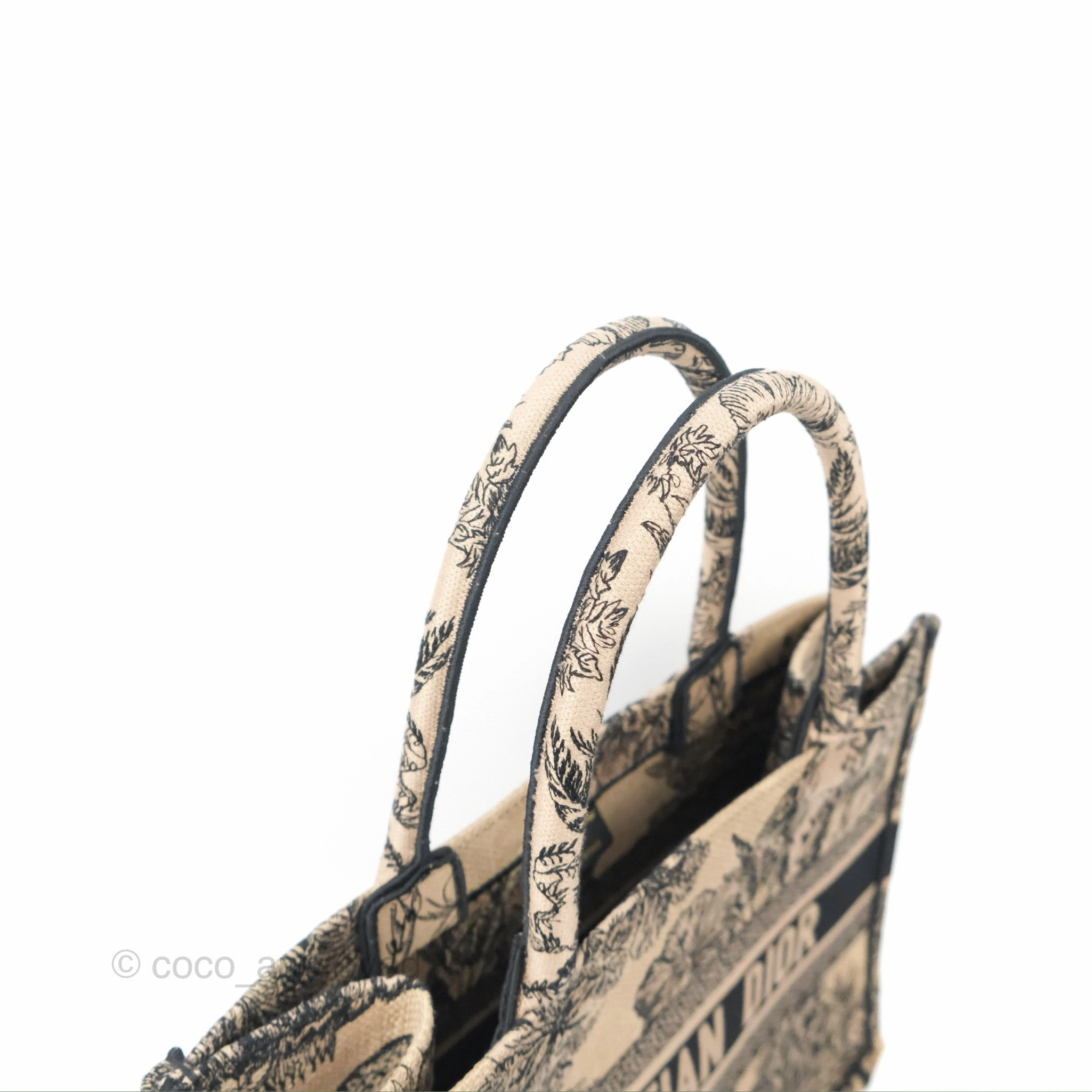 Dior Medium Book Tote Beige Multicolor Toile de Jouy Voyage Embroidery