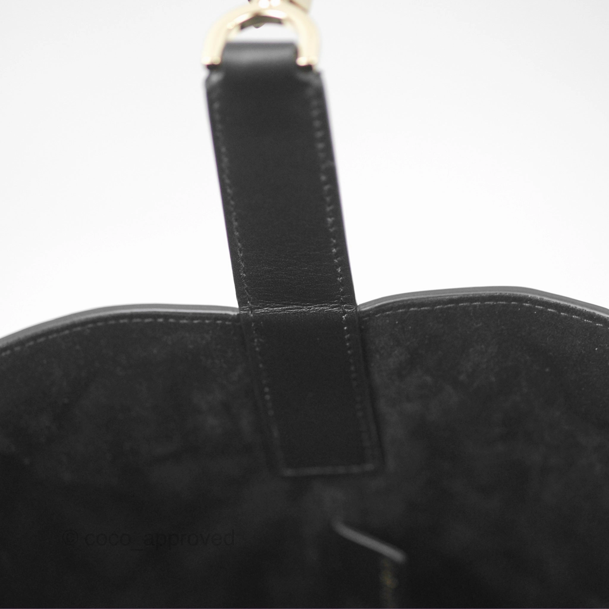 Dior Medium Toujours Bag Black Macrocannage Calfskin