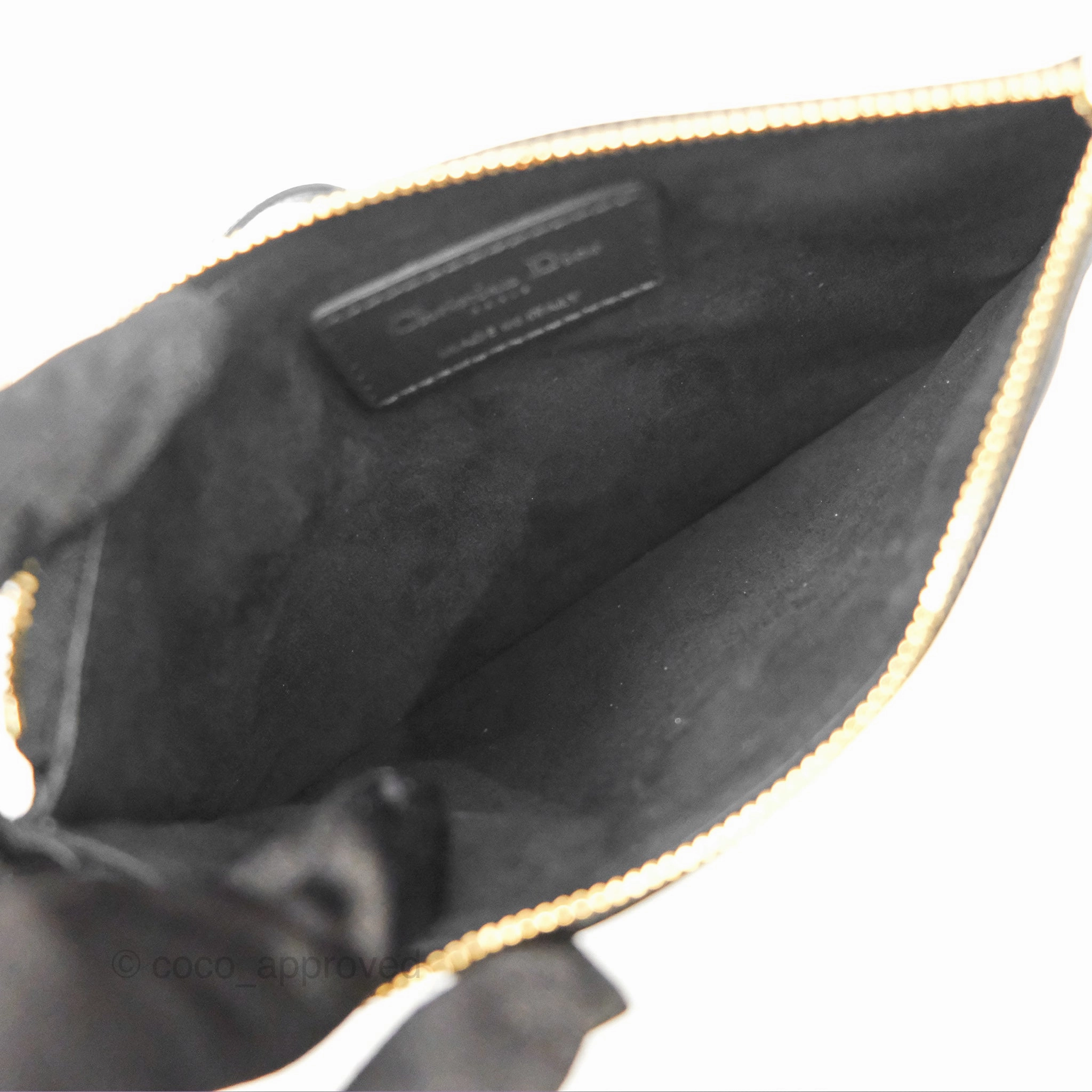 Dior Medium Toujours Bag Black Macrocannage Calfskin