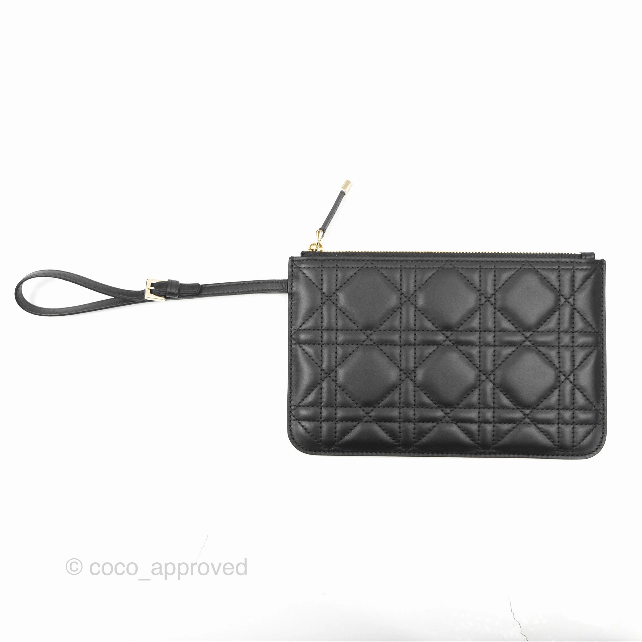 Dior Medium Toujours Bag Black Macrocannage Calfskin