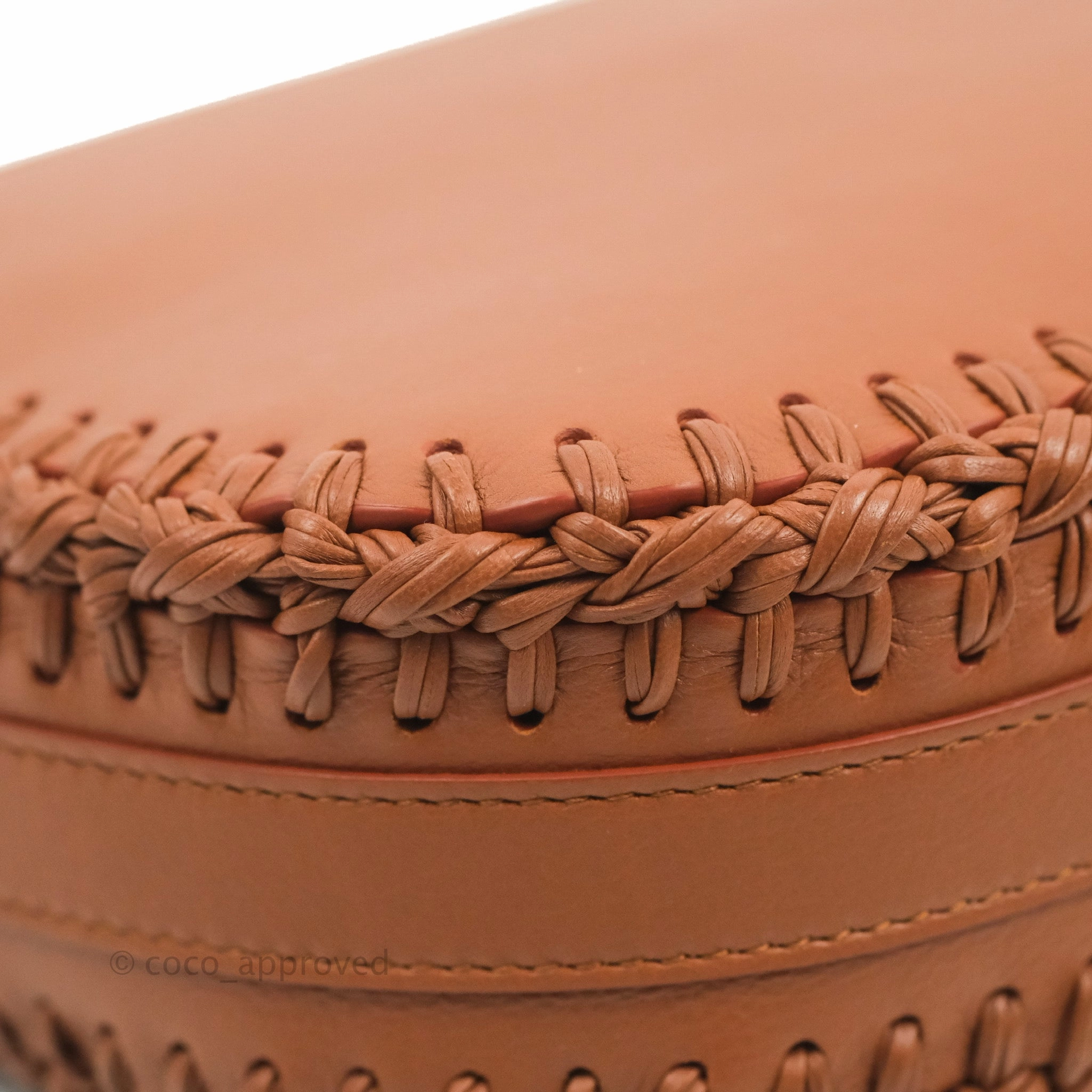 Dior Medium Whipstitched Bobby Bag Brown Grained Calfskin Gold Hardware