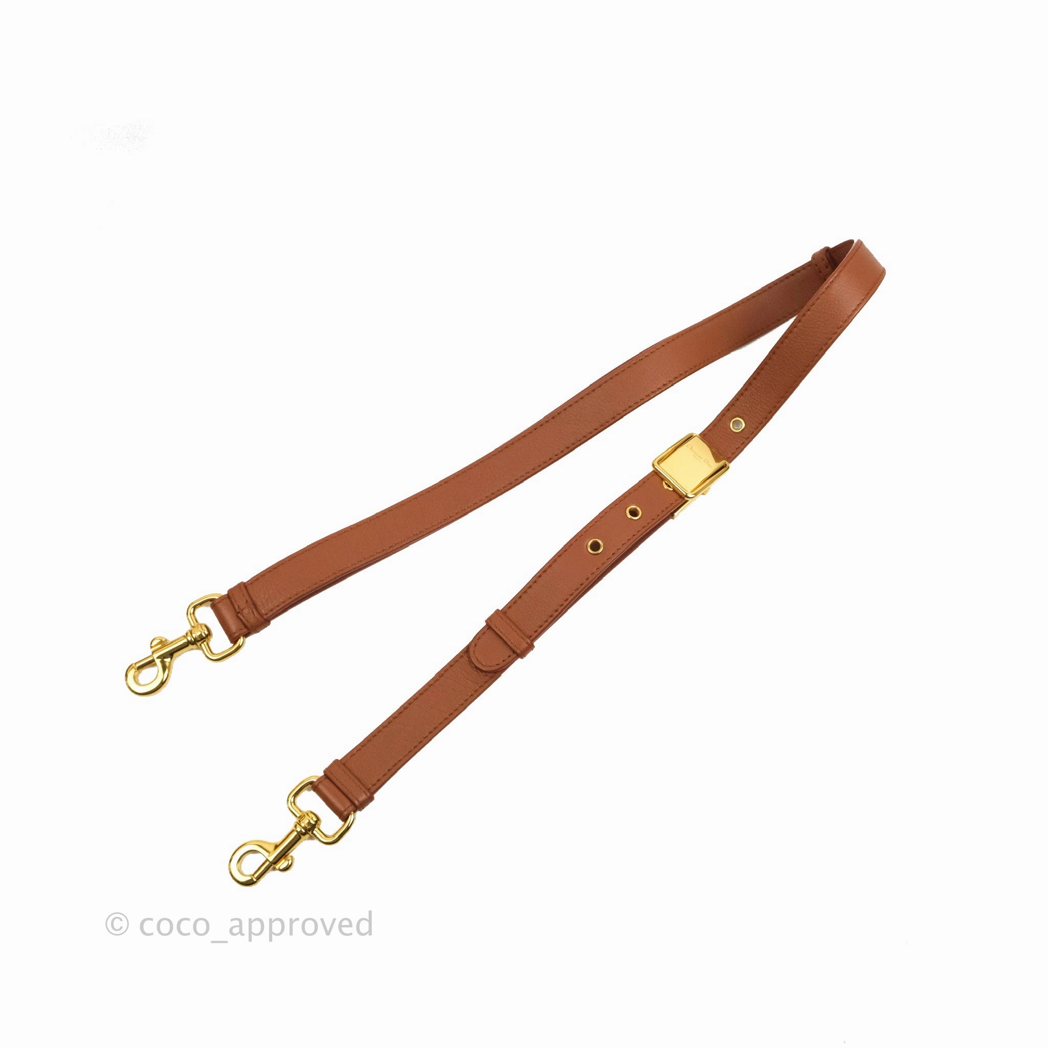 Dior Medium Whipstitched Bobby Bag Brown Grained Calfskin Gold Hardware