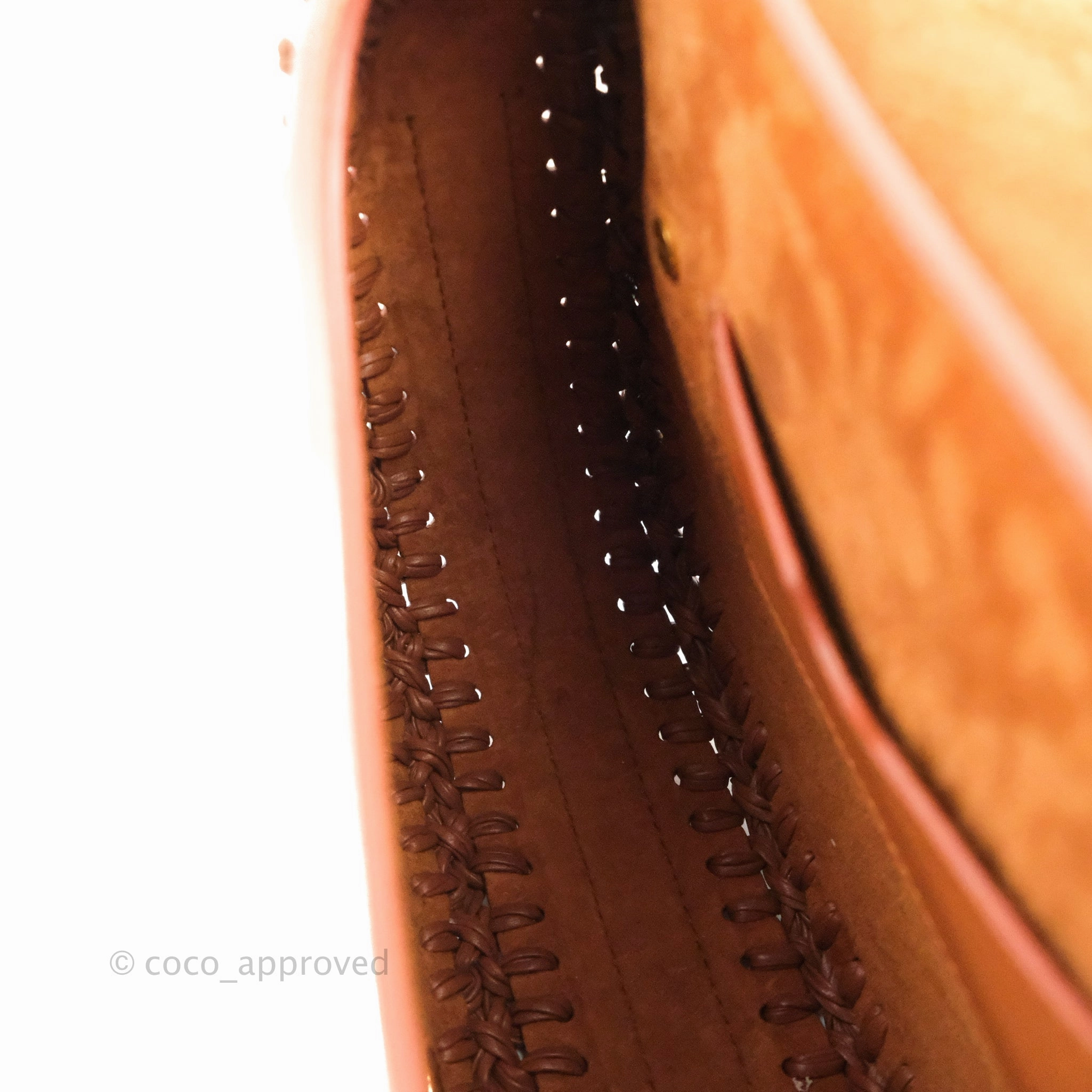 Dior Medium Whipstitched Bobby Bag Brown Grained Calfskin Gold Hardware