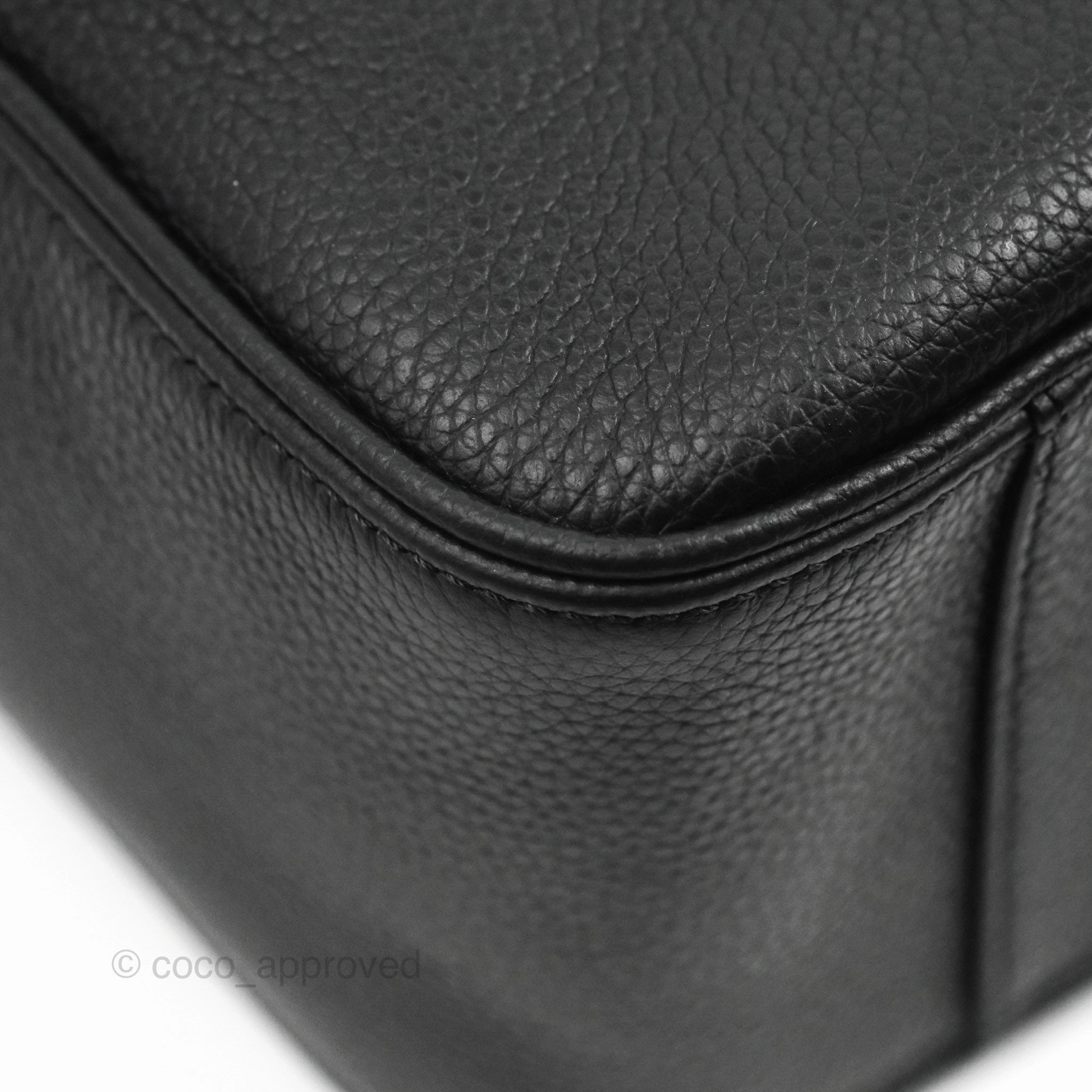 Dior Men's Saddle Tote Bag with Shoulder Strap Black Grained Leather