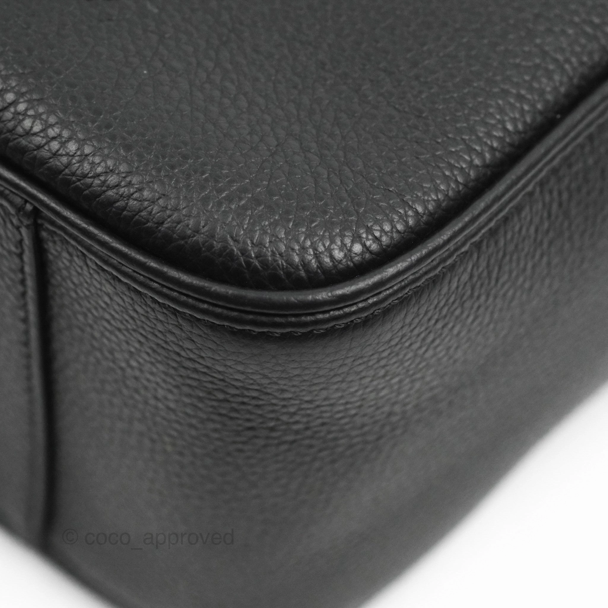 Dior Men's Saddle Tote Bag with Shoulder Strap Black Grained Leather