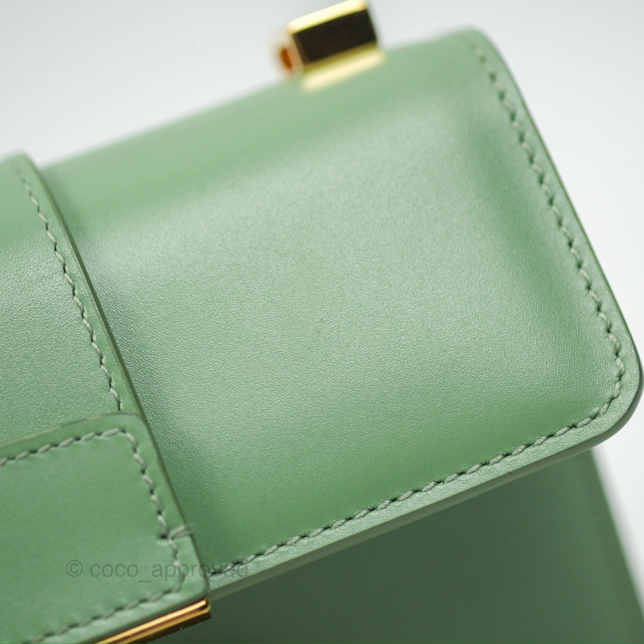 Dior Micro 30 Montaigne Flap Bag Mint Green Smooth Calfskin