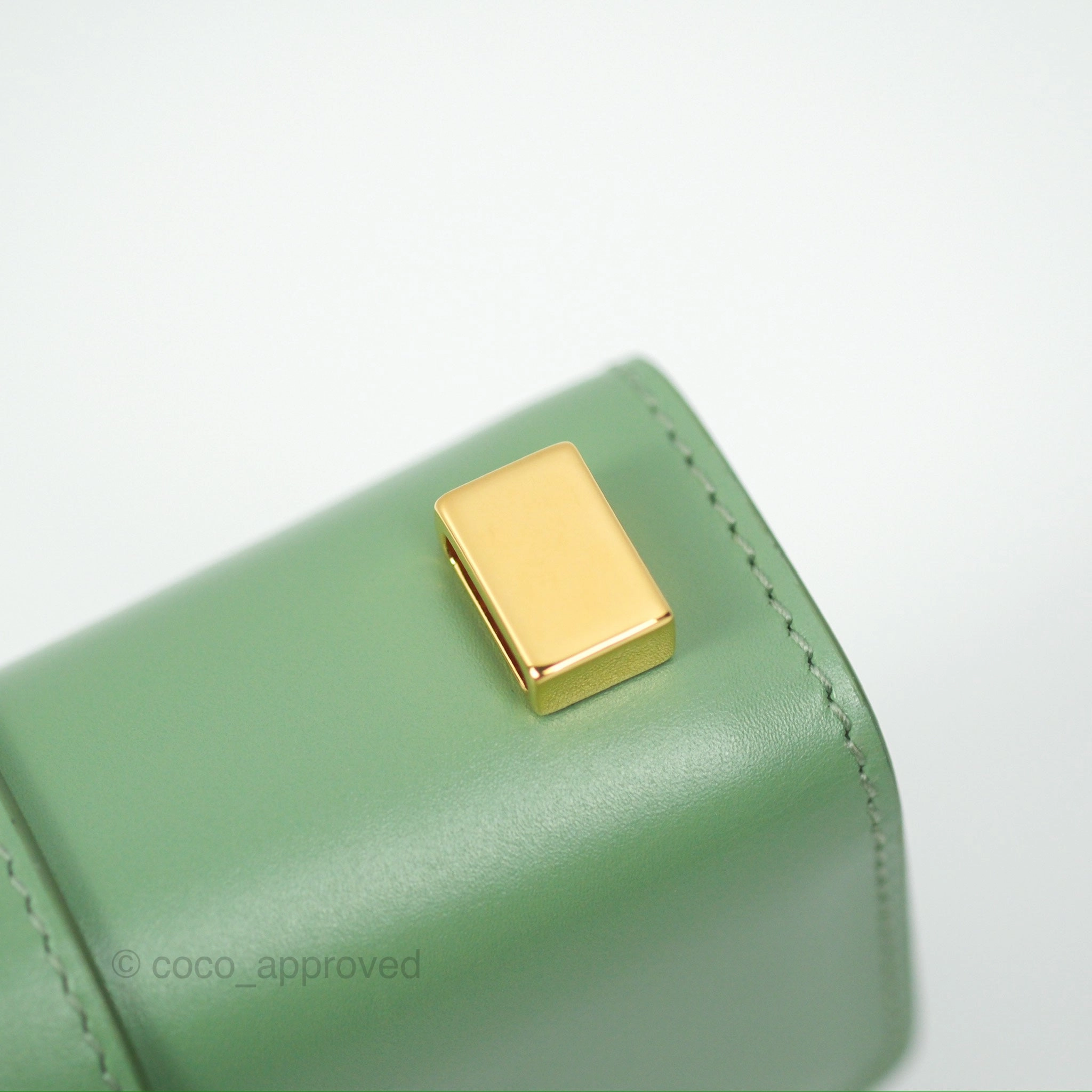 Dior Micro 30 Montaigne Flap Bag Mint Green Smooth Calfskin