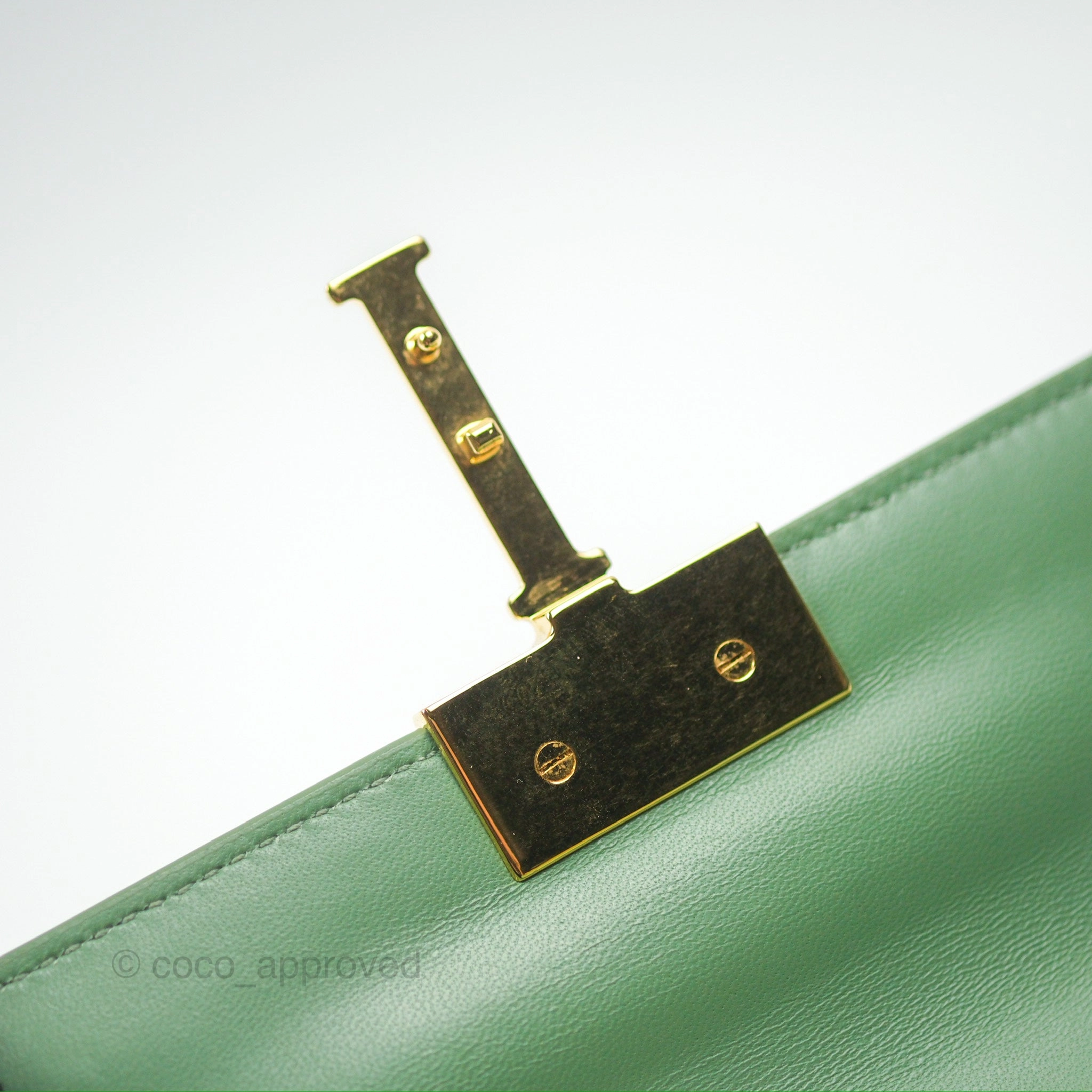 Dior Micro 30 Montaigne Flap Bag Mint Green Smooth Calfskin